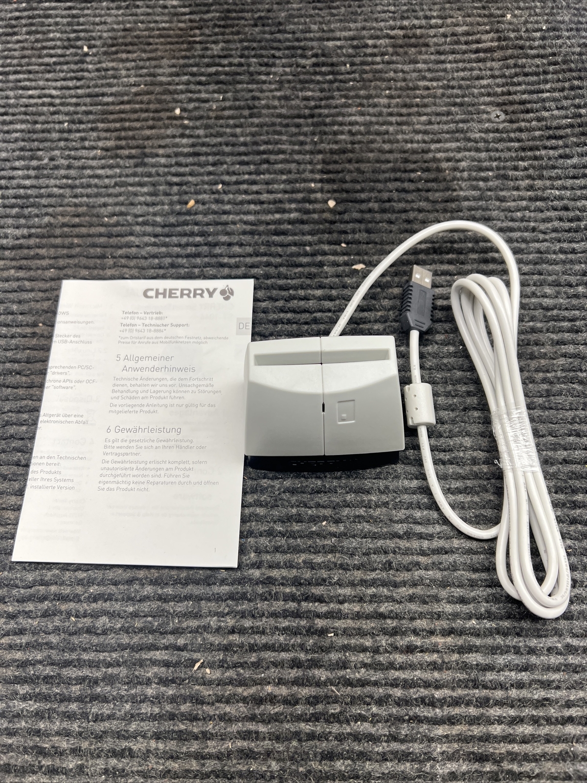 New in Box Cherry ST-1044UB USB Smart Card Reader FREE S/H