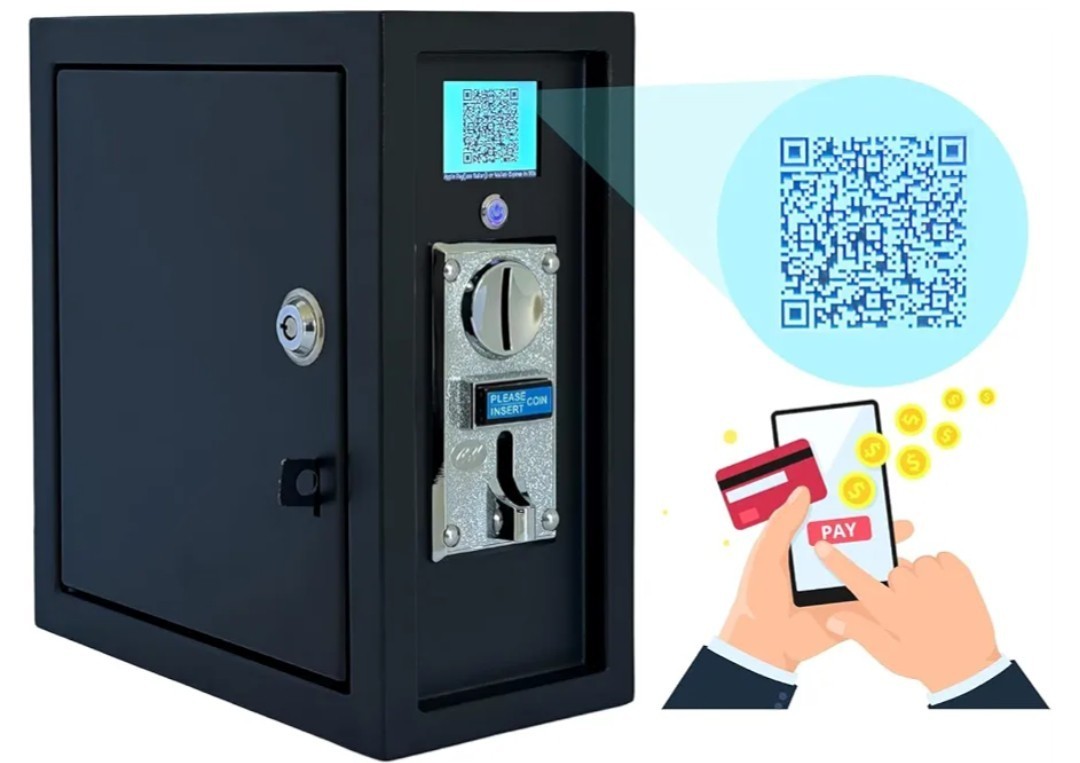 Sintron ST-004 110V LCD Coin & Mobile Contactless Payment – Apple Pay Google Pay