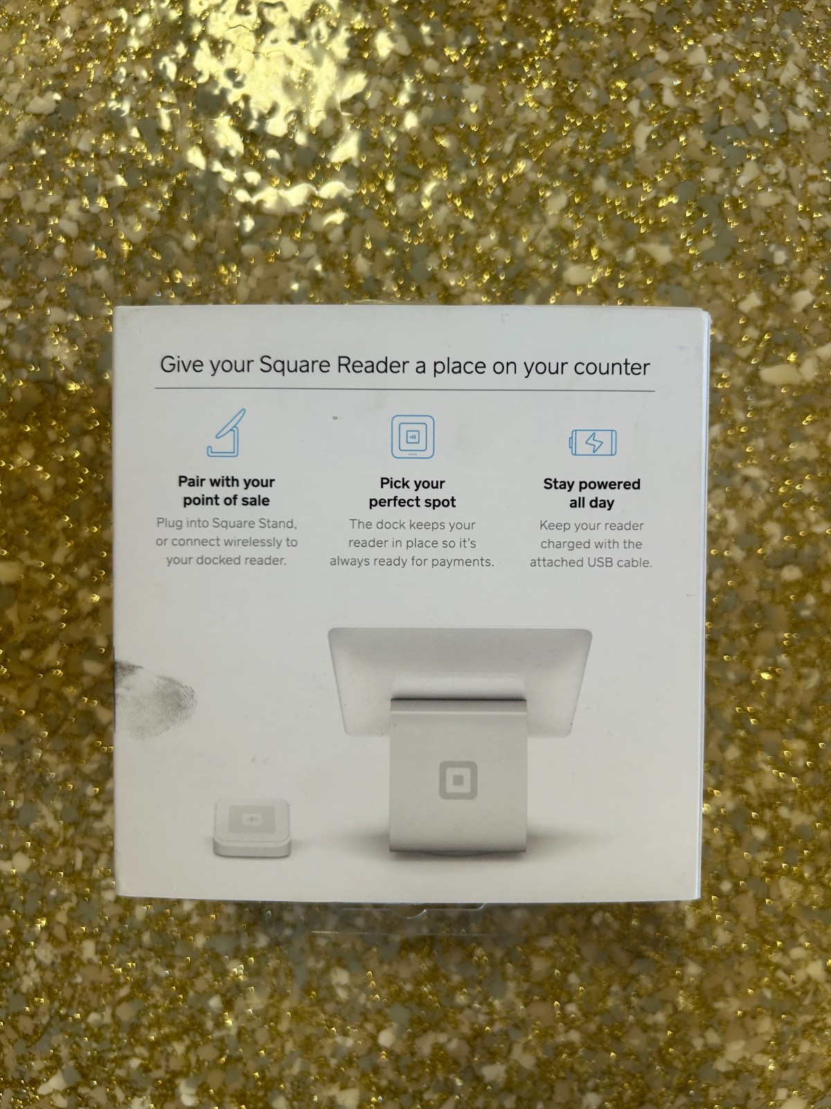 New Square Dock for Square Reader USB A-SKU-0120 compatible with iPhone/Android