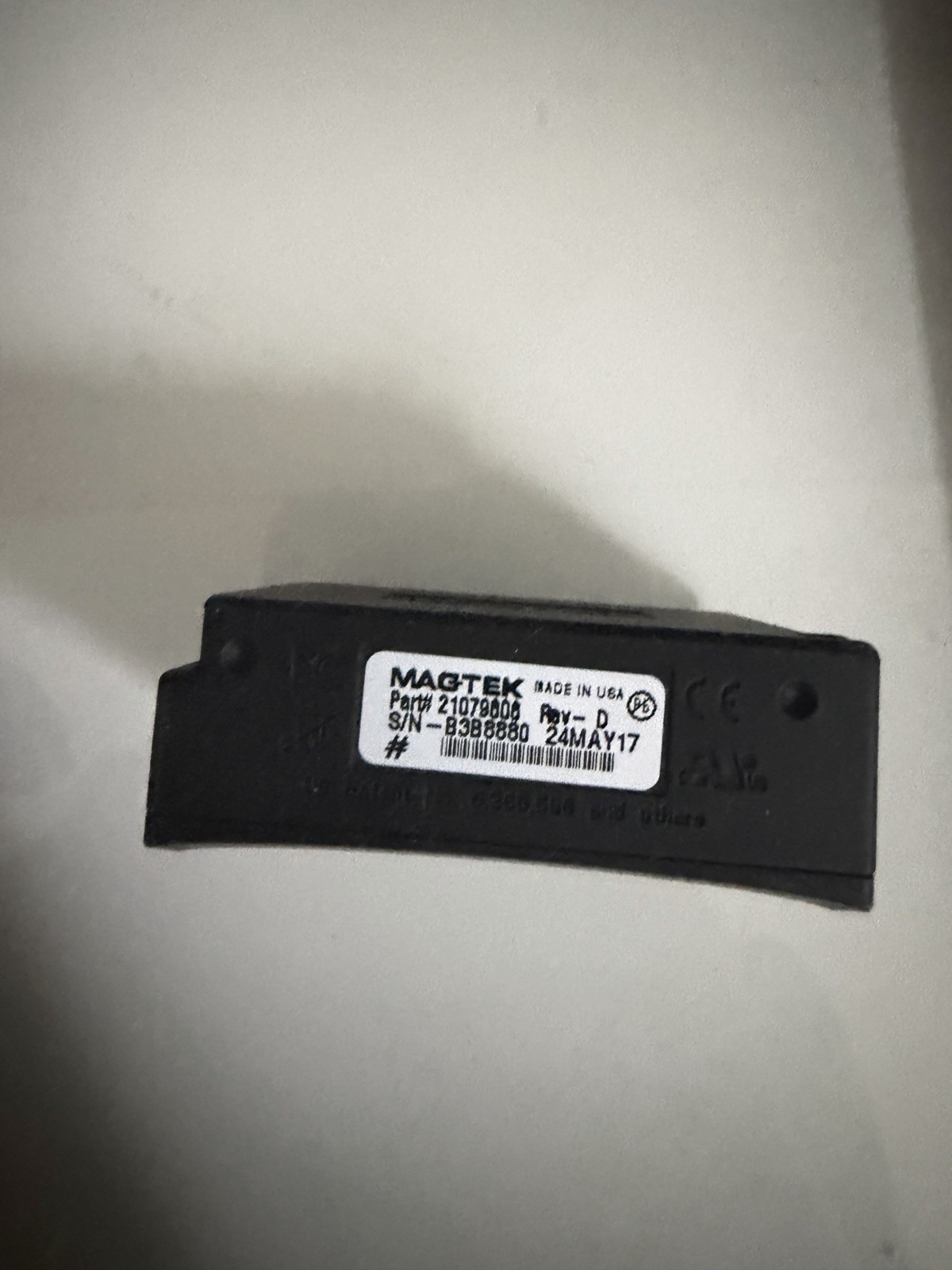 MAGTEK Stick On Bluetooth/USB Card Reader, P/N 21079806