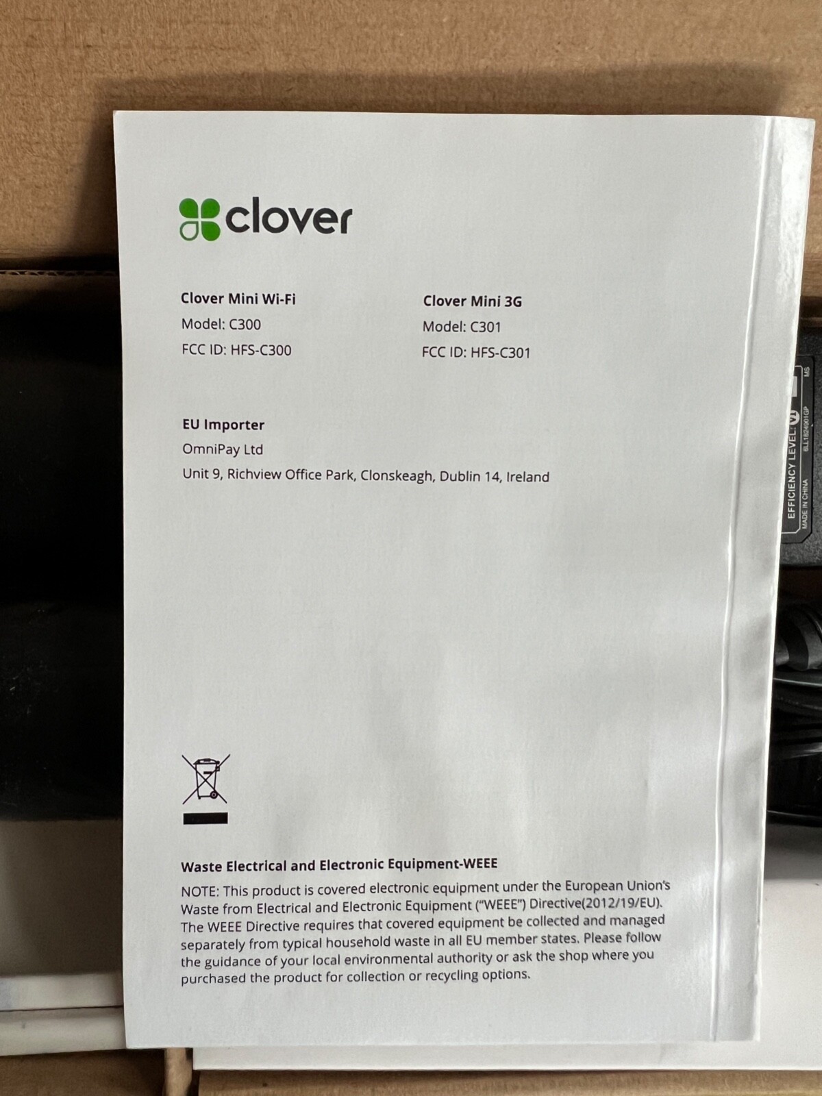 Clover Mini 3G, Mini Wi-Fi, Model C301
