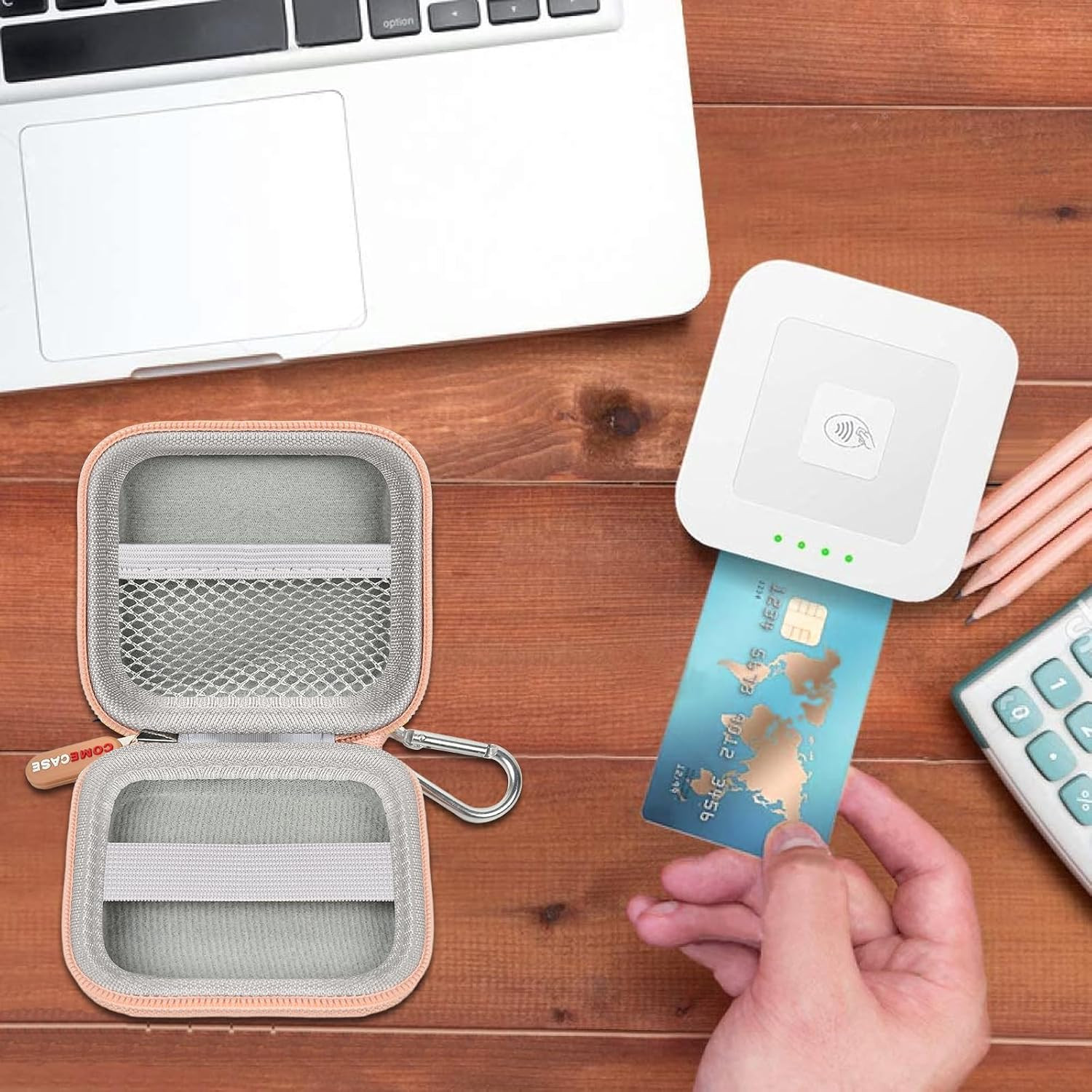COMECASE Hard Case for Square Reader for Contactless and Chip (2Nd Gen) | Hard E