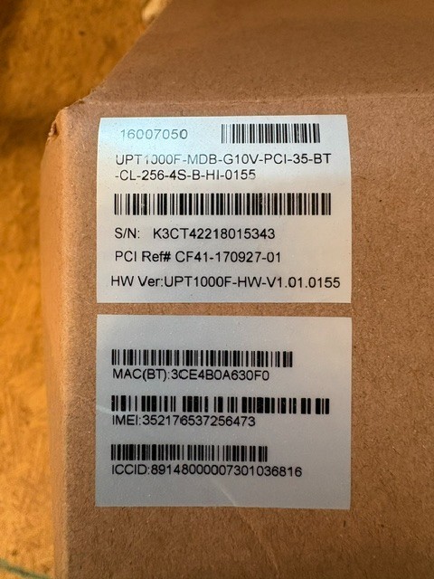 Eport Cantaloupe Engage Card Reader with Hardware Swipe/RFID/Contact/Touchscreen