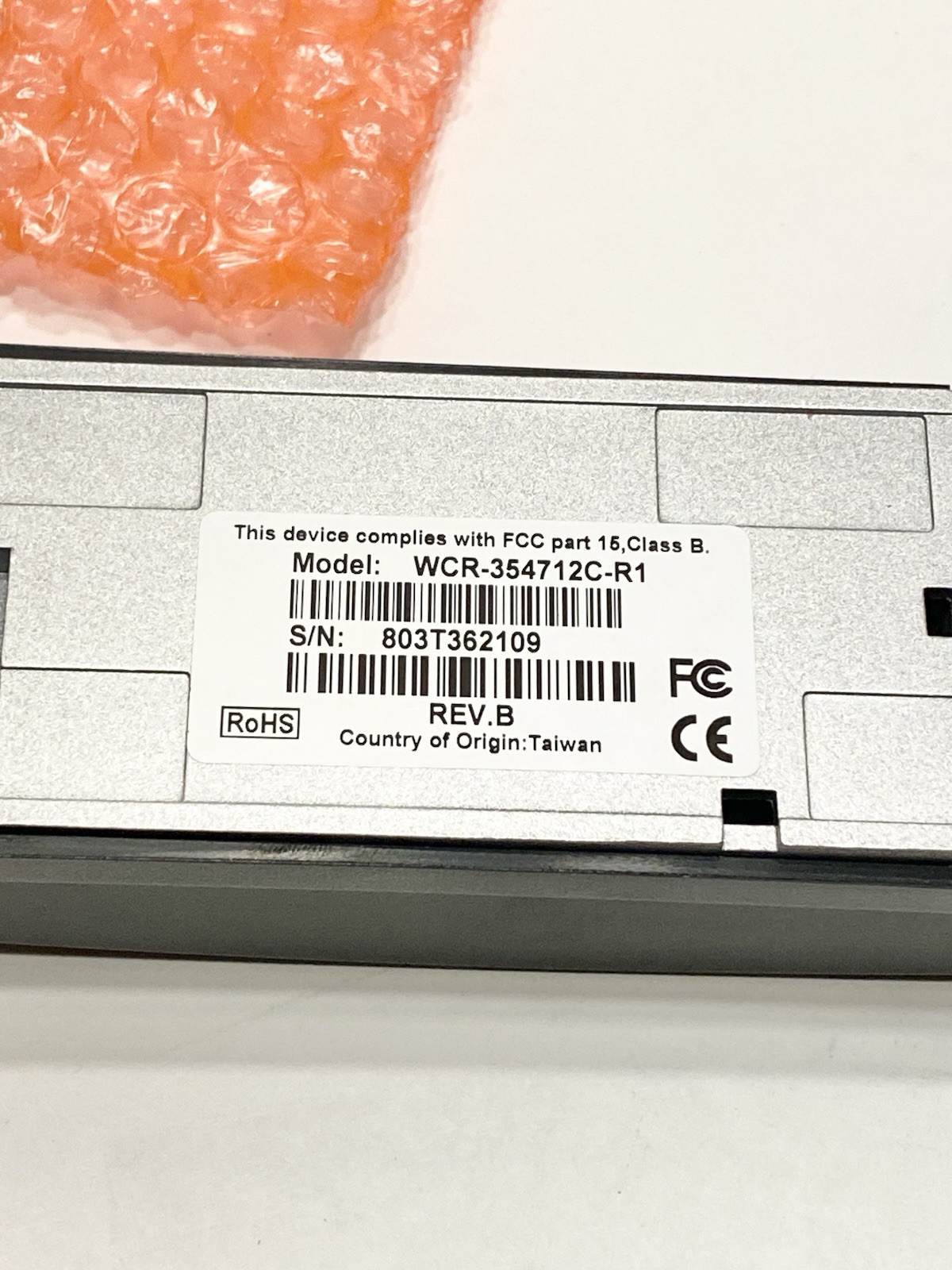 IDTech WCR-354712C-R1 Magnetic Stripe Reader