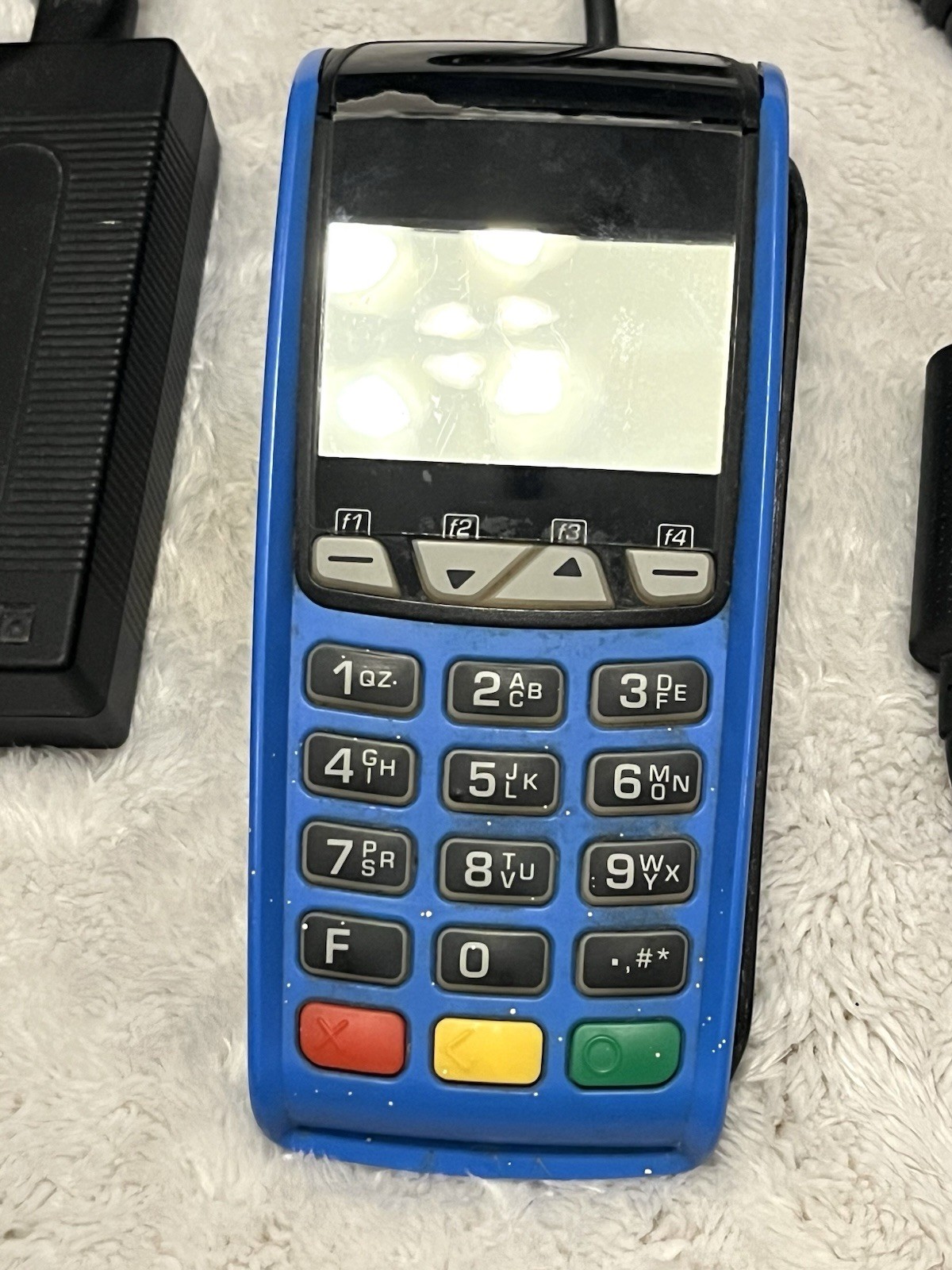Ingenico ICT220 Credit Card Terminal with Wired Connectivity & Power Supply