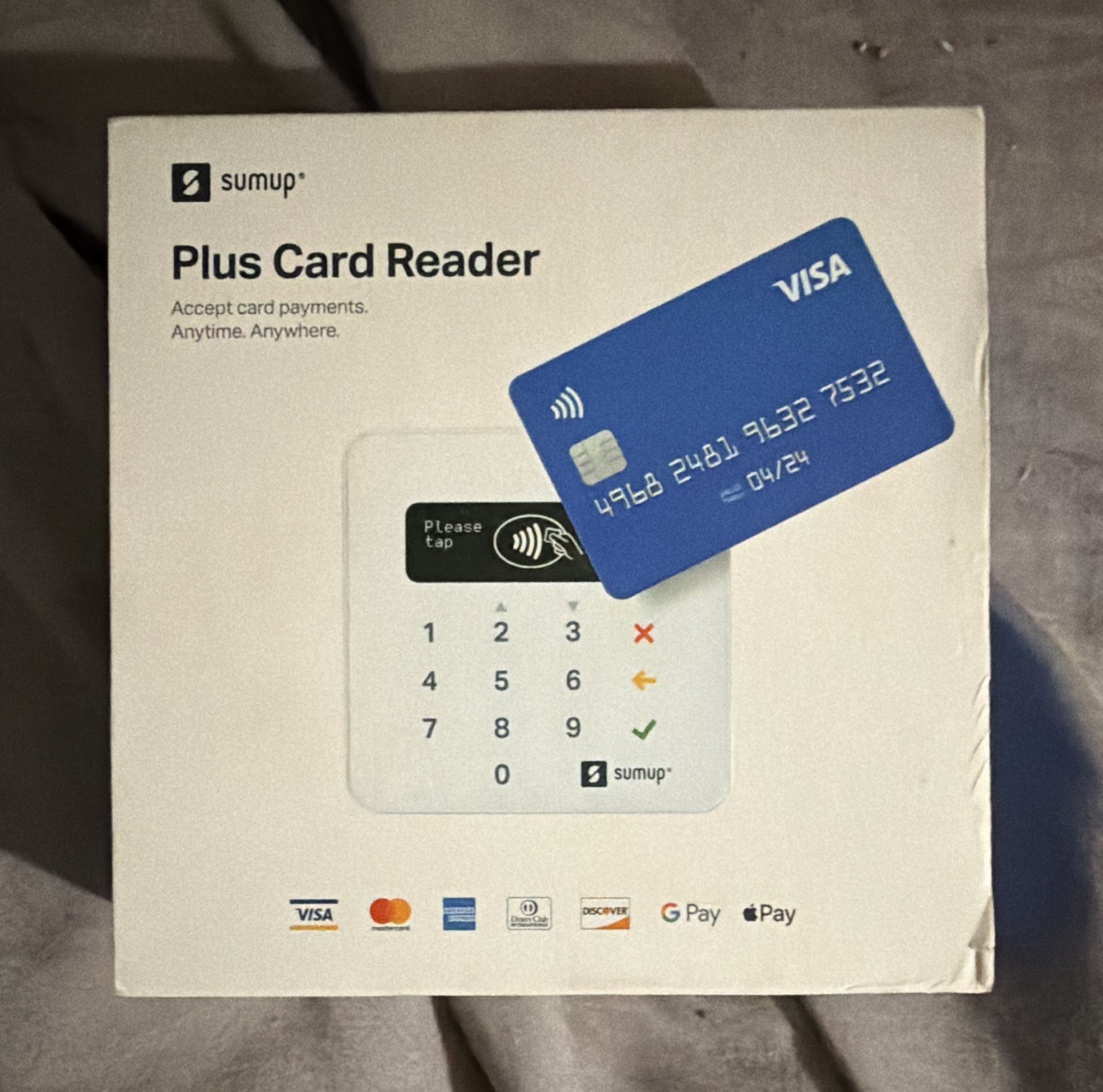 SumUp Plus Card Reader POS Terminal Contactless Magstripe Chip