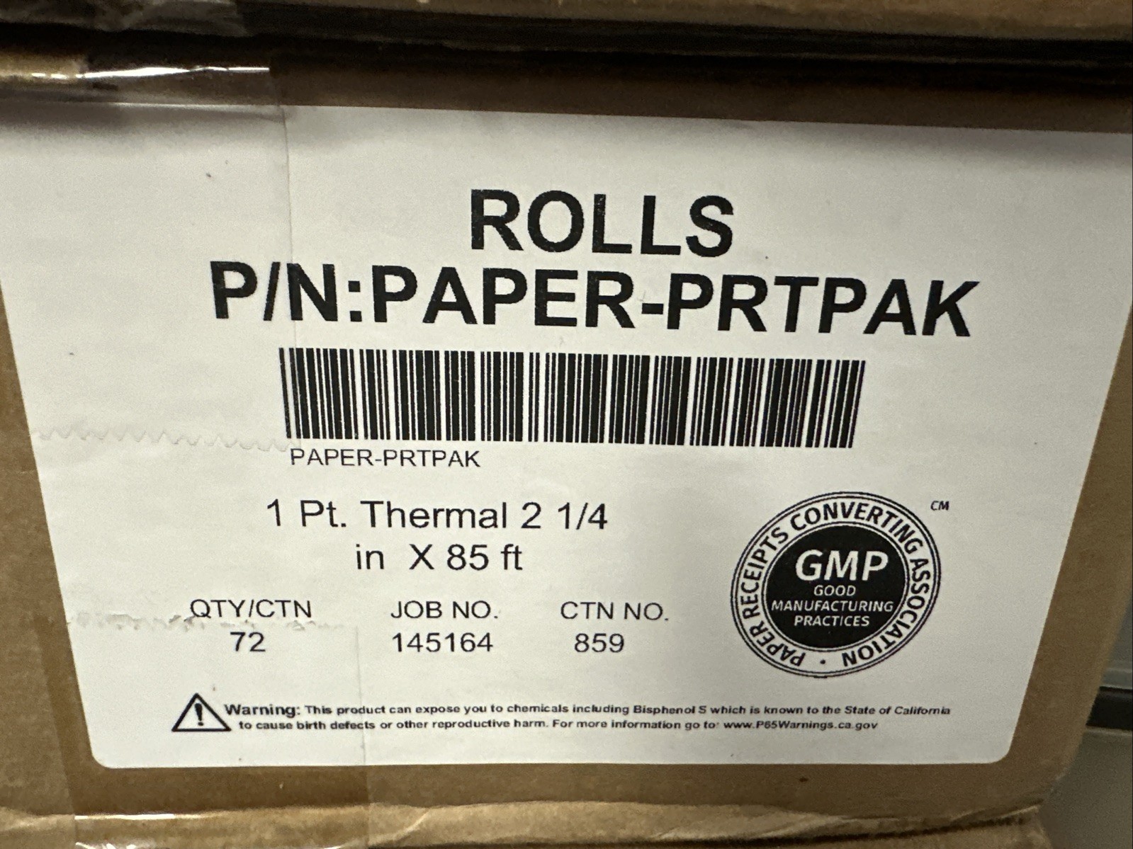 Credit Card Receipt Paper