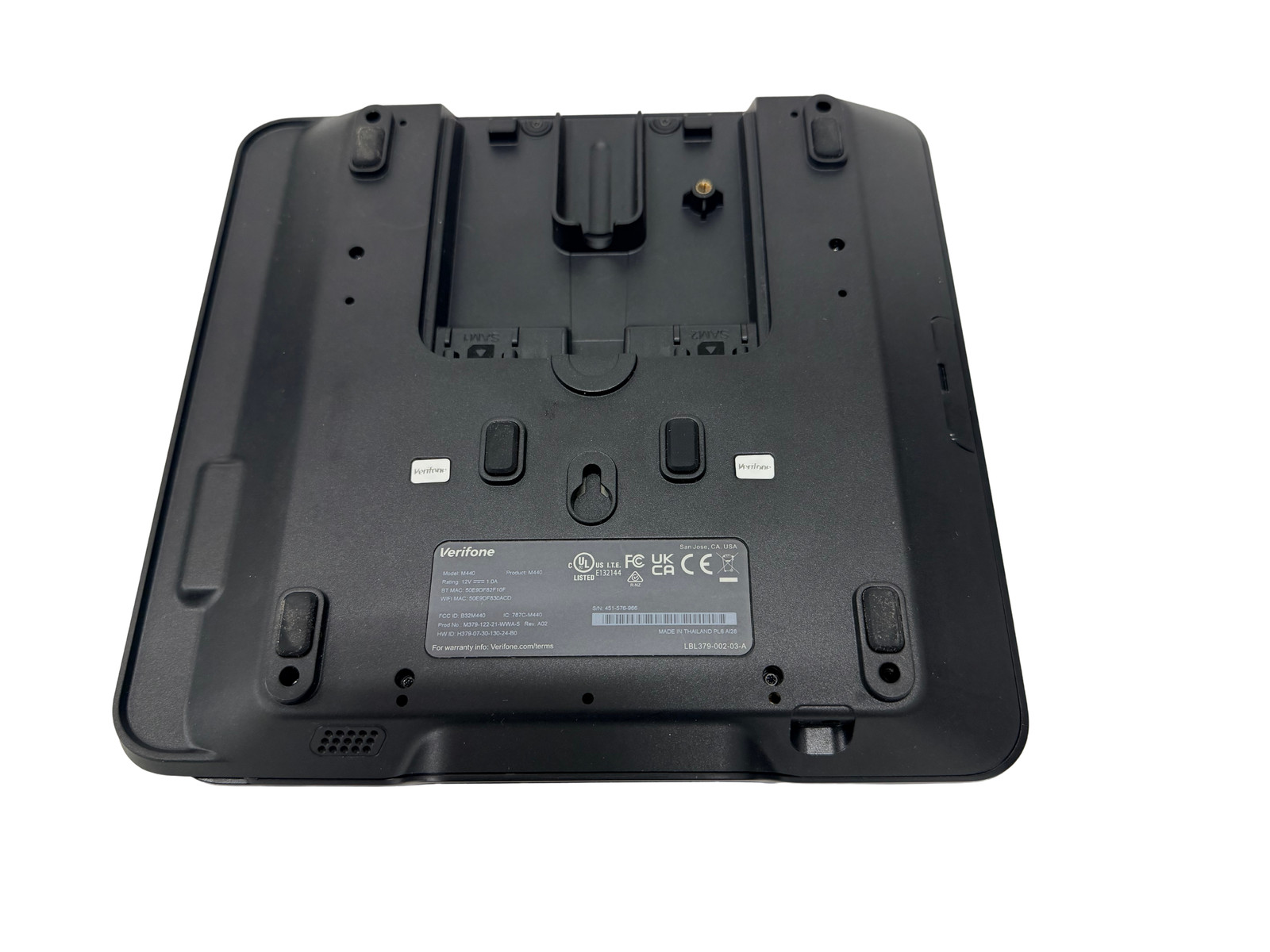 Lof of 5 Verifone M440 Card Payment Terminal 8” 2GB ram 16GB M379-122-21-WWA-5