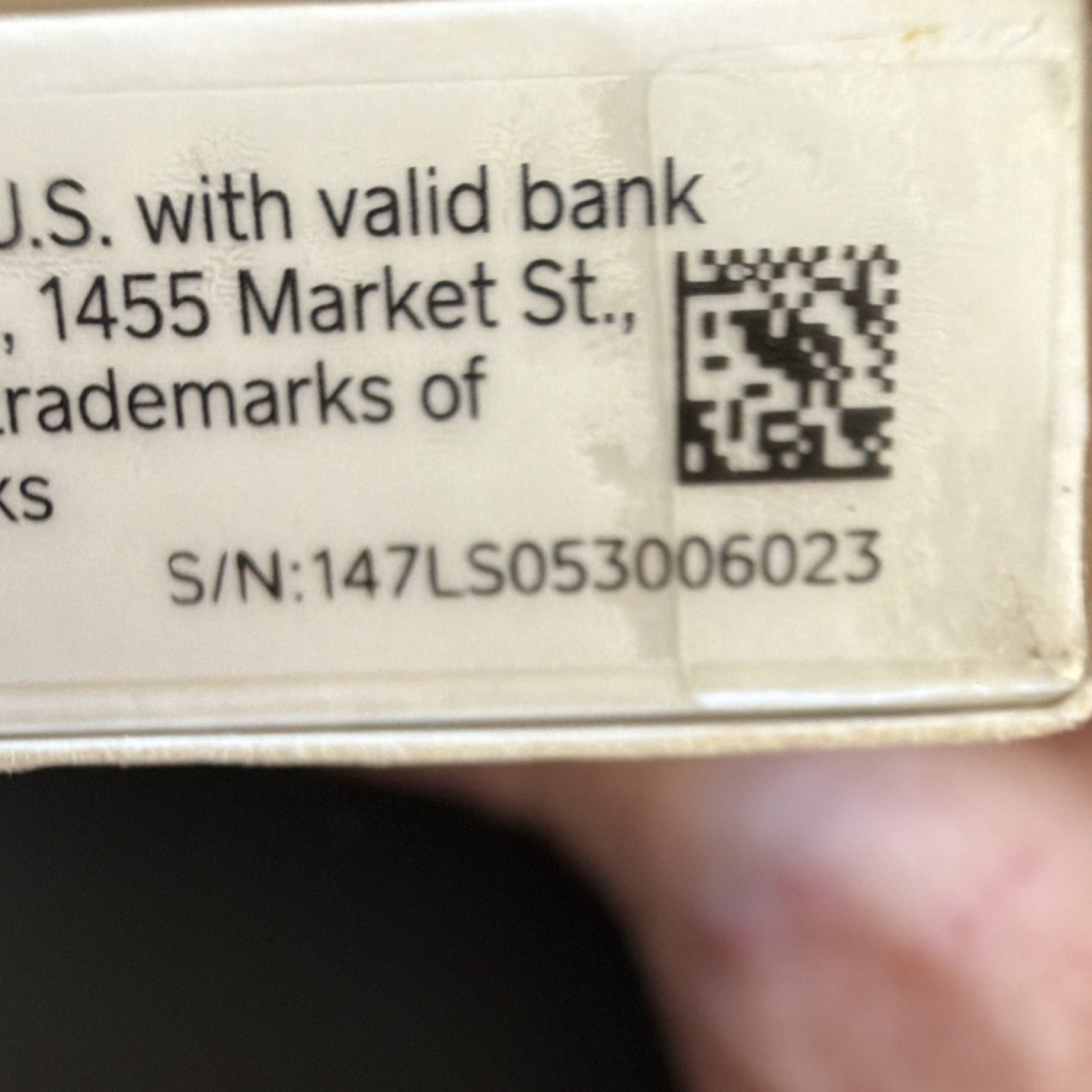 Square A-SKU-0047-04 Wired Magstripe Headset Jack Credit Card Reader