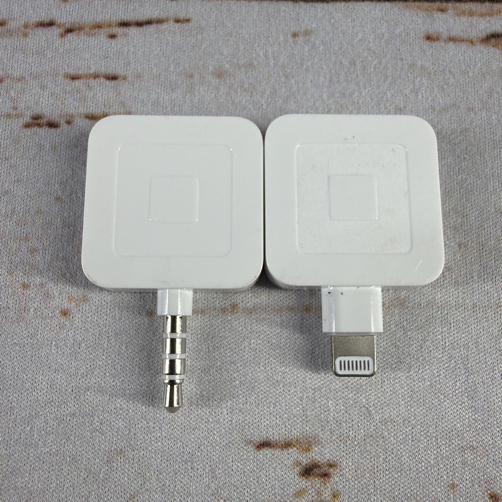 Square Magstripe Card Reader Bundle Aux Audio & Lightning Jack Used