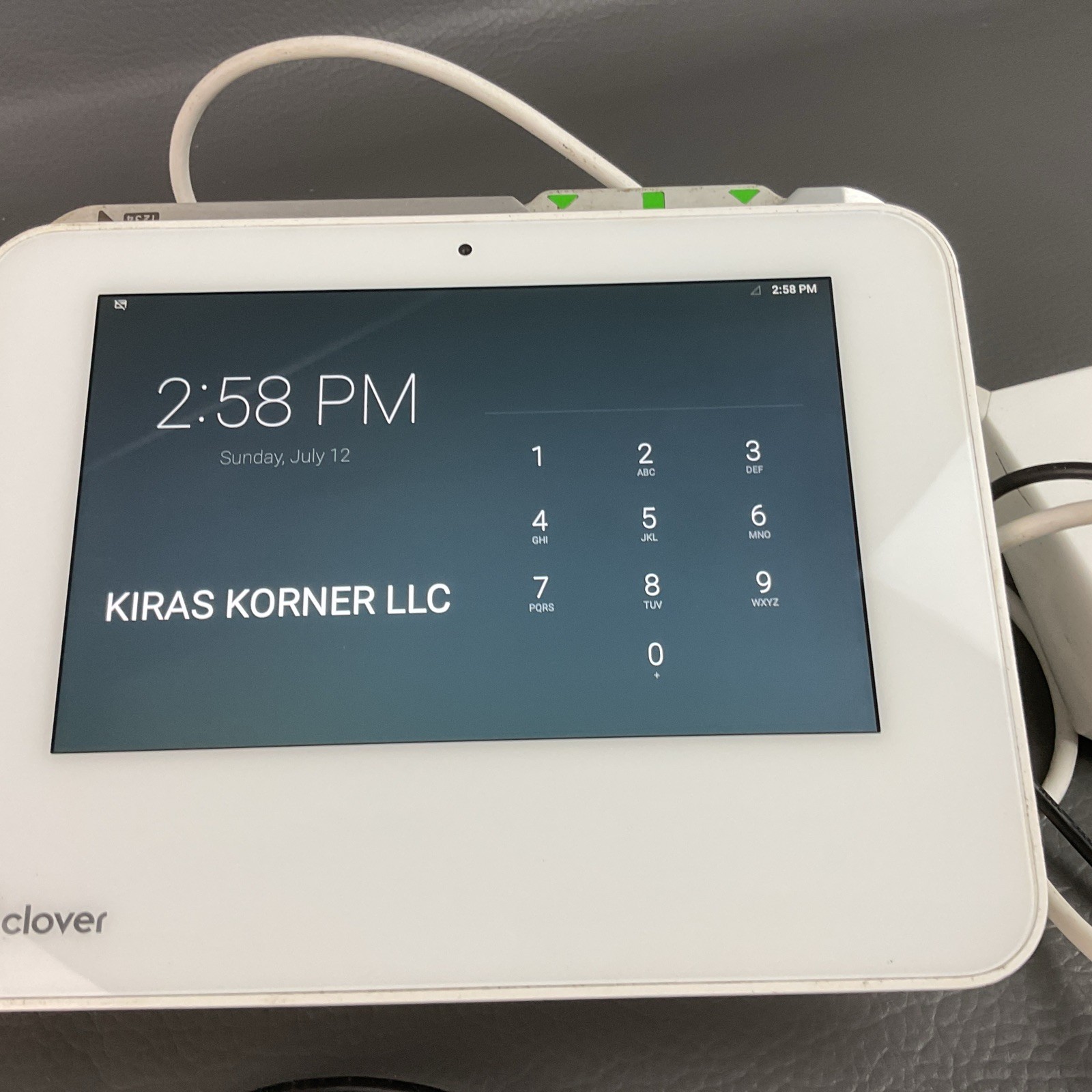 Clover Mini C302U 2nd Gen POS System + Hub & Power Supply–Locked- Working