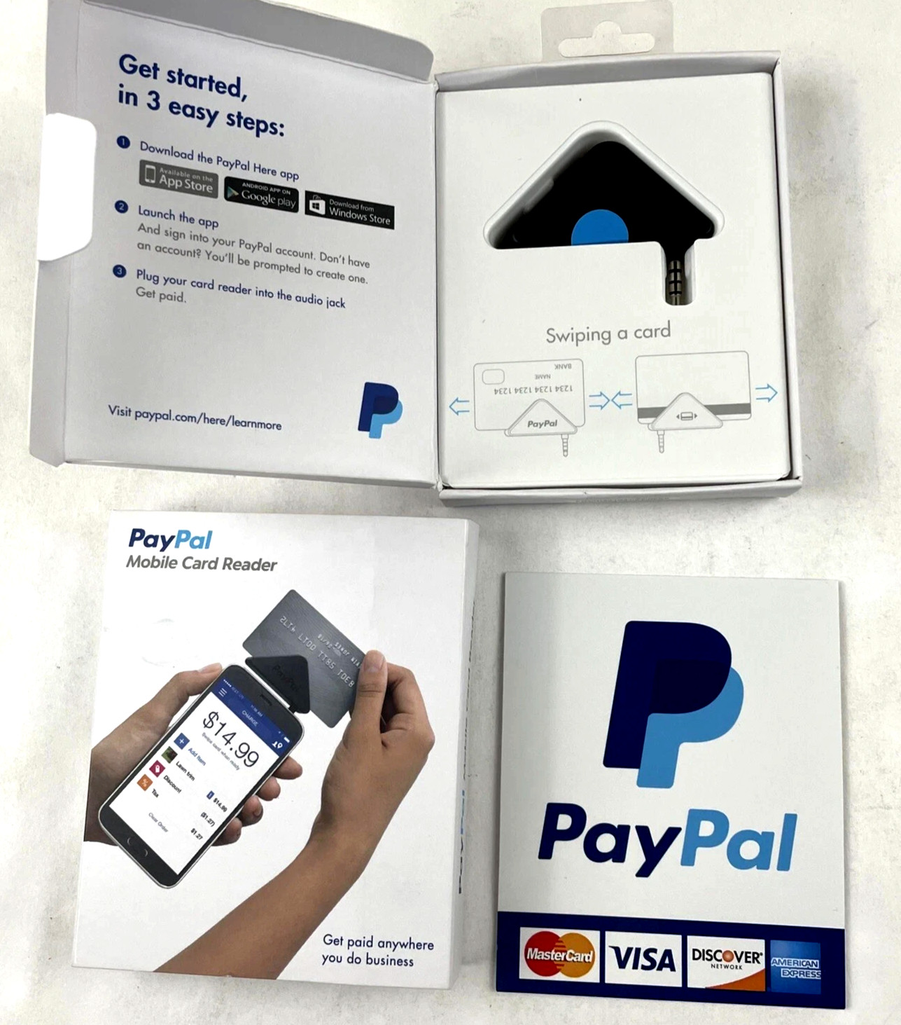 PayPal Mobile Credit Card Reader Swiper For iPhone and Android NIB