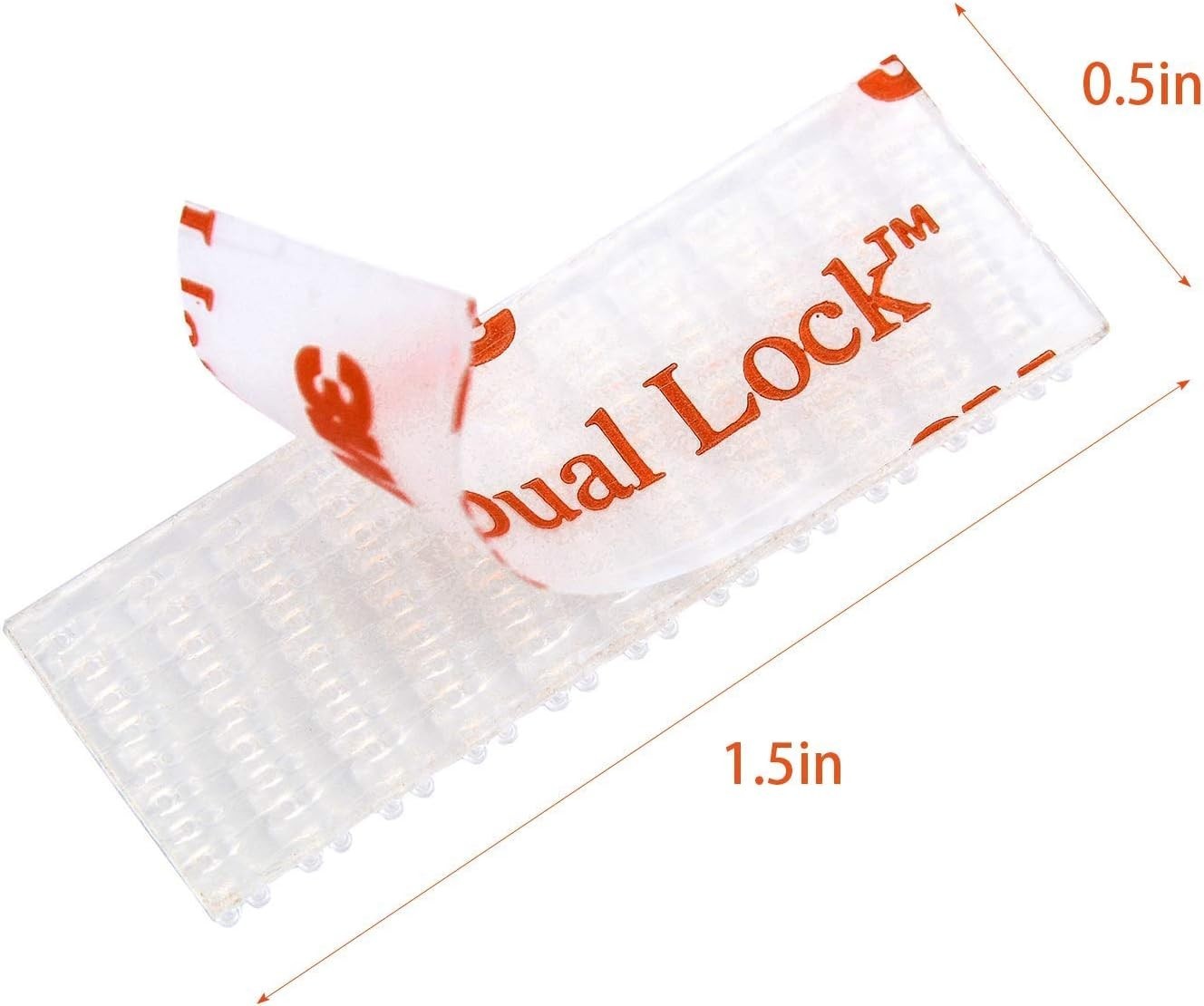 Clear 16 Pcs ZZoom Toll Tag Mounting Strips – Strong, Water-Resistant Adhesive
