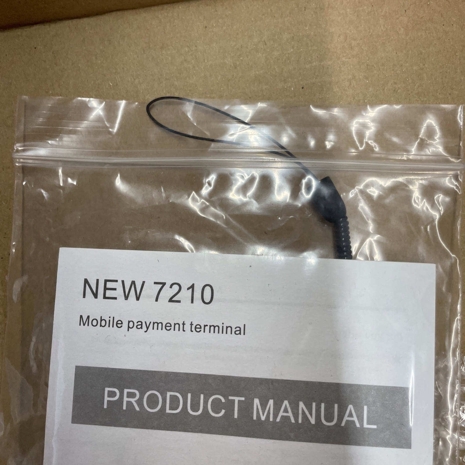 techpos new7210 mobile payment terminal S5