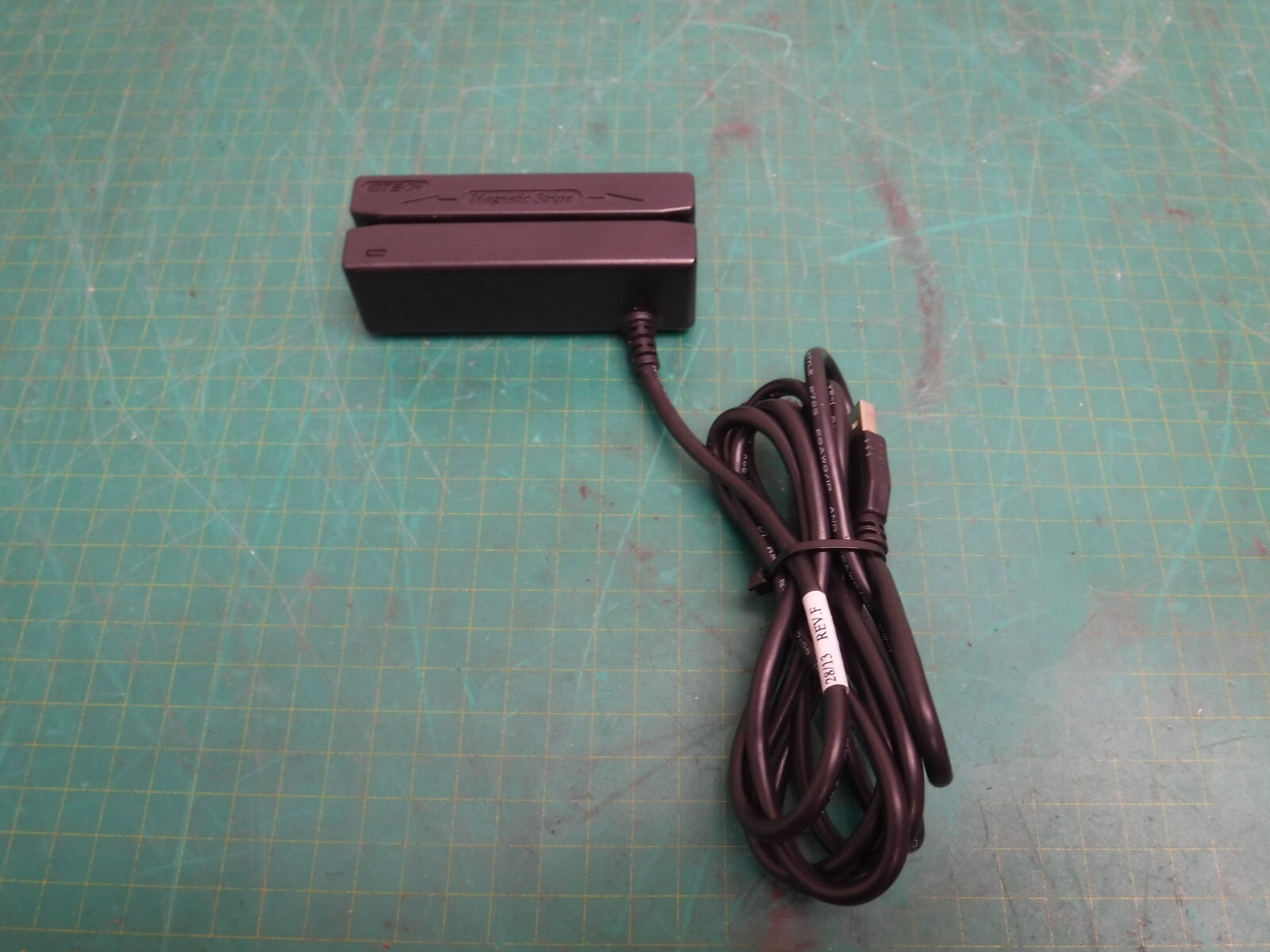 ID Tech IDMB-334112B USB Magnetic Strip Reader Black TESTED WORKING
