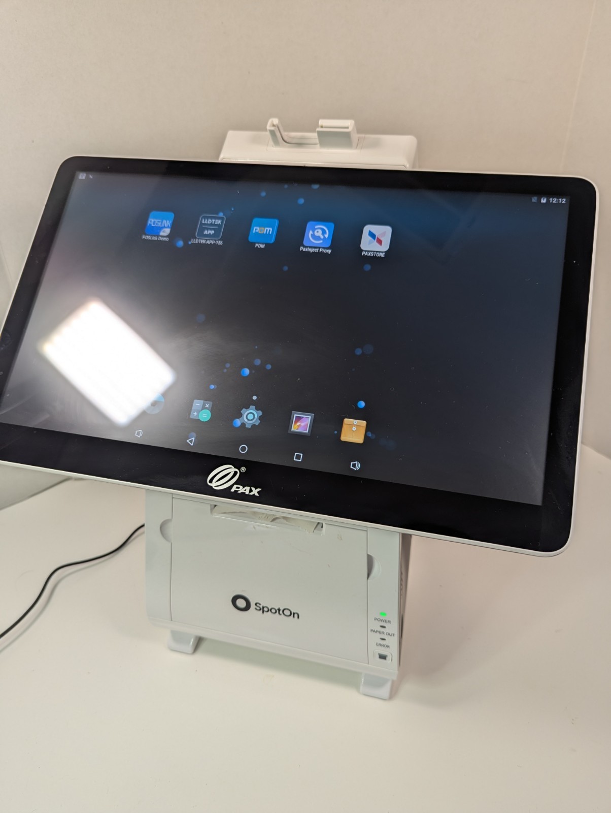 U22630 SpotOn PAX E800 POS Point Of Sale System Preowned G3D