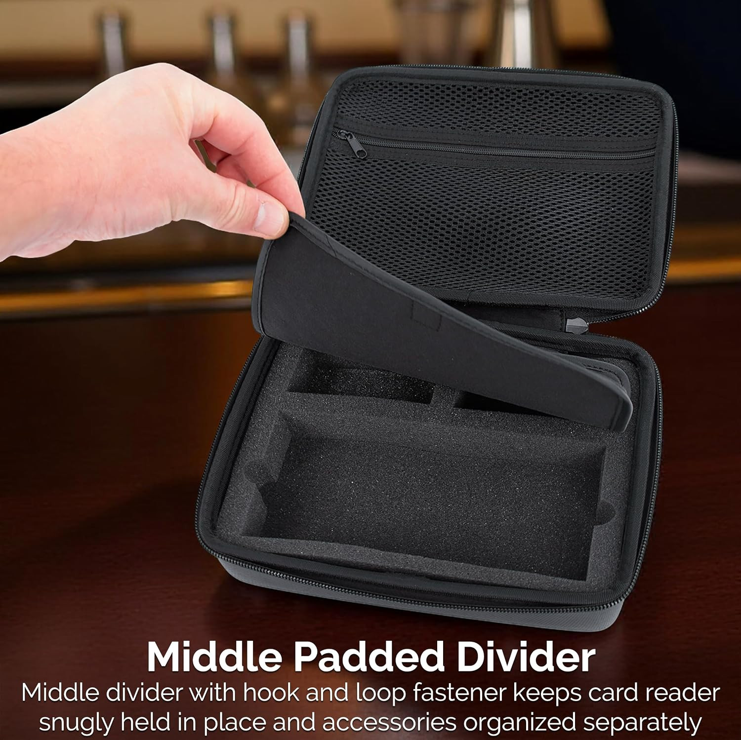 Travel Case Compatible with Square Handheld Credit Card Machine Point of Sale Ca