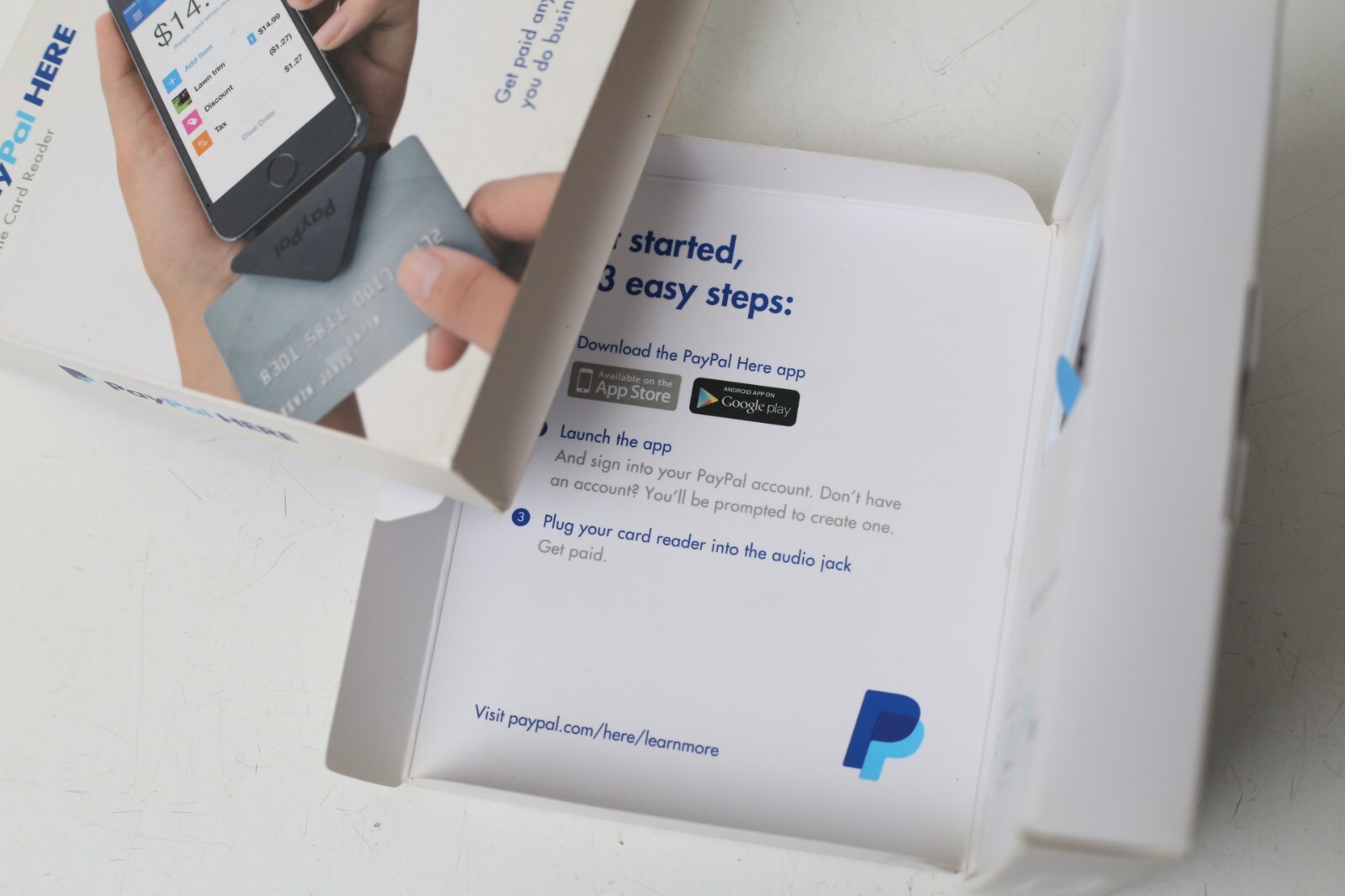 PayPal Mobile Credit Card Reader Swiper iPhone Android 3.5mm Headphone Jack