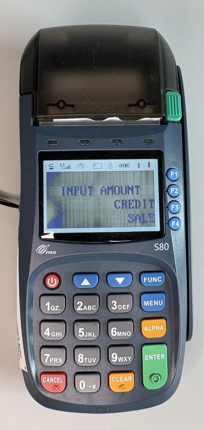 PAX S80 EMV NFC Credit Card Machine Terminal POS Processor-Unlocked