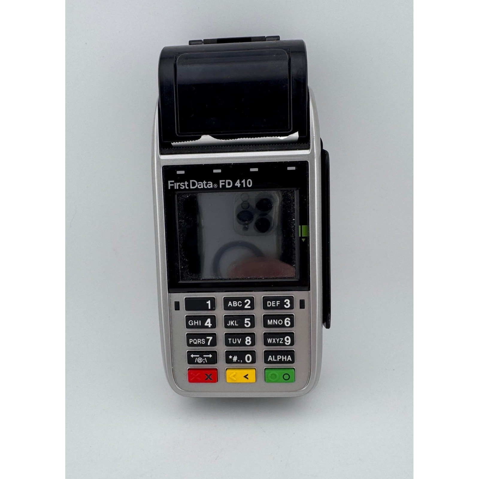 First Data FD410 Credit Card Terminal POS Machine With Printer UNTESTED