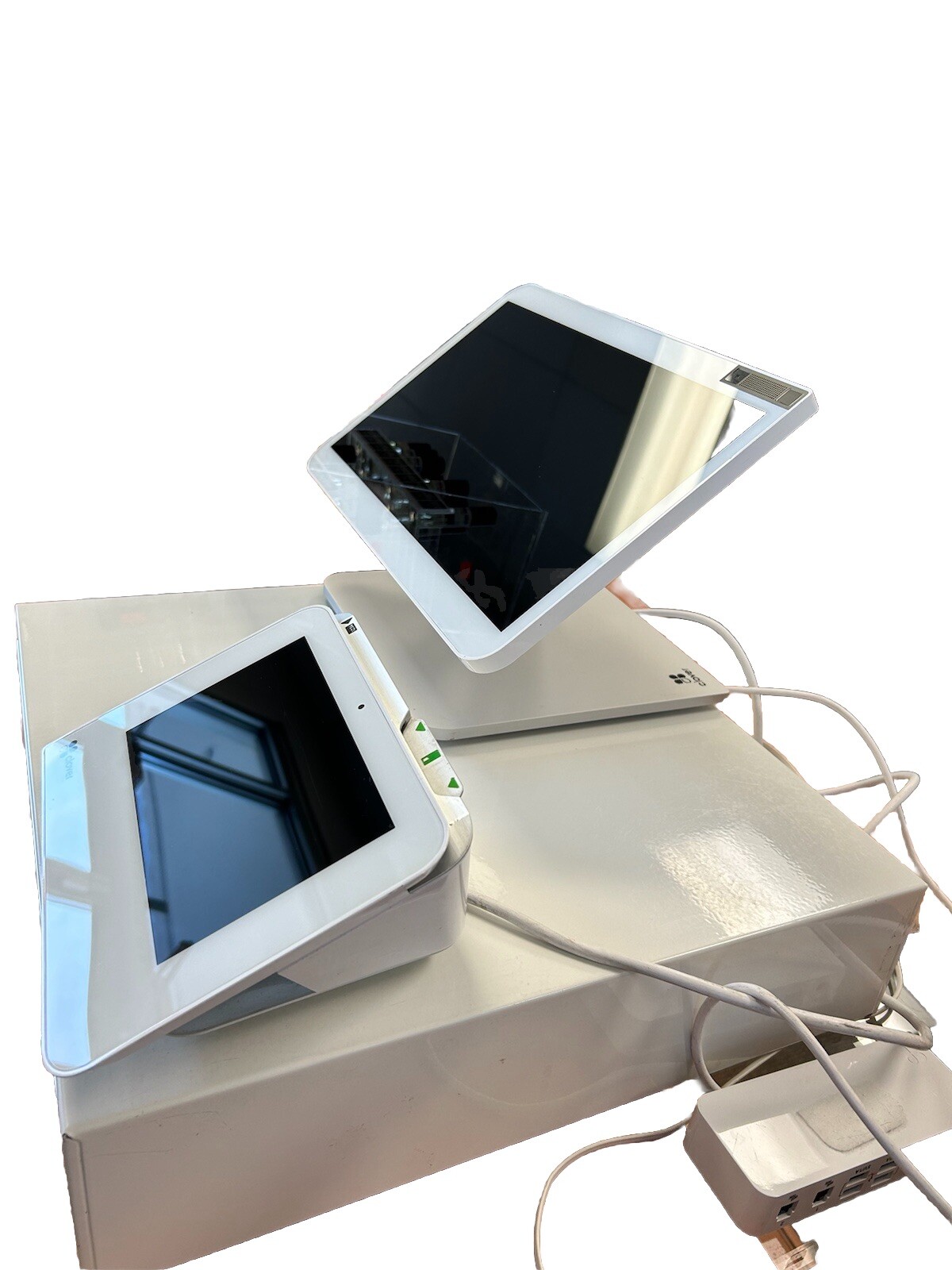 Clover Station Duo C505 Terminal And Duo Display S505 And Receipt Printer
