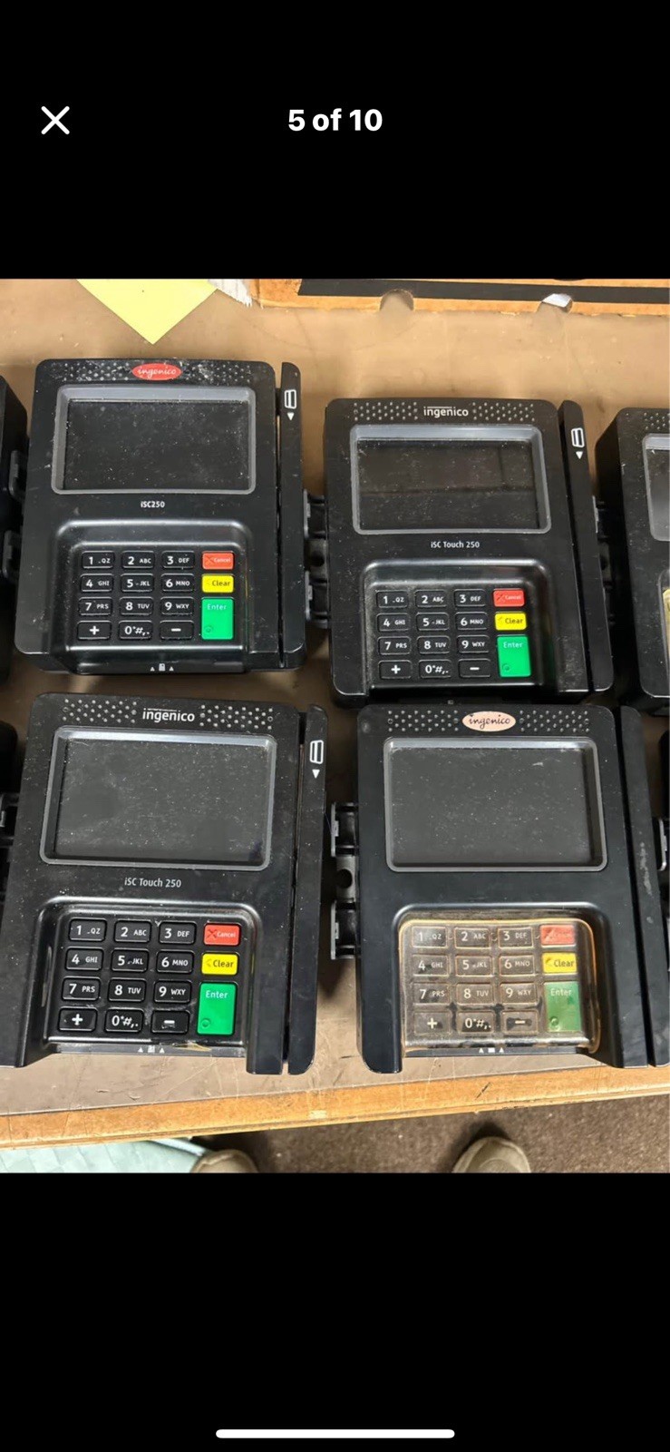 Ingenico iSC Touch 250 Payment Terminals Untested, 29 Of 39Machines Hve Stylist