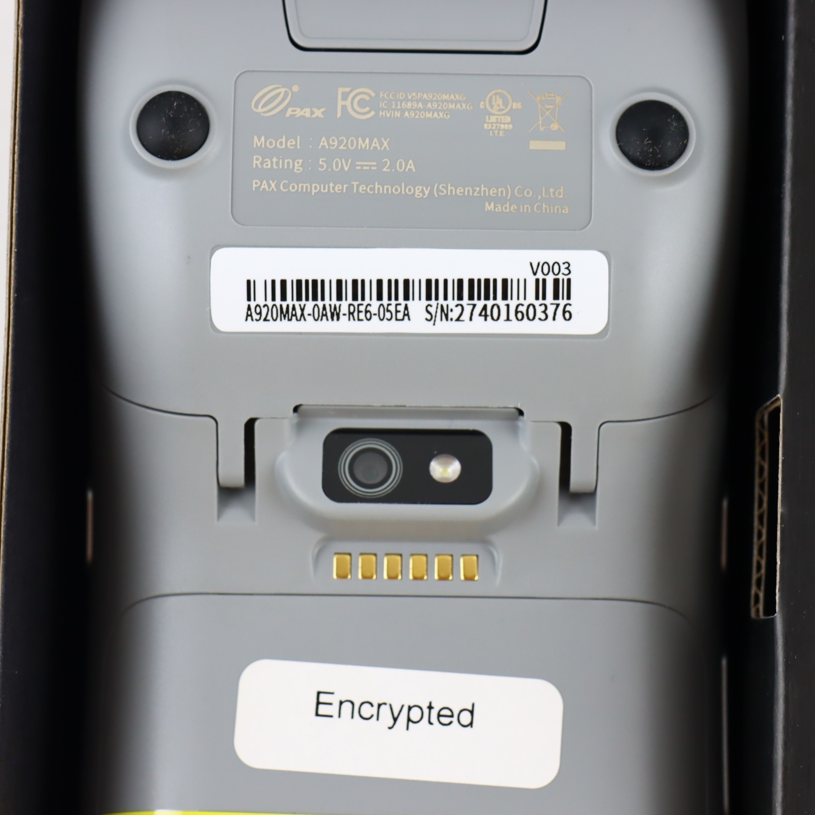 PAX A920MAX Android SmartPOS Payment Terminal *Merchant Locked For Parts Repair*