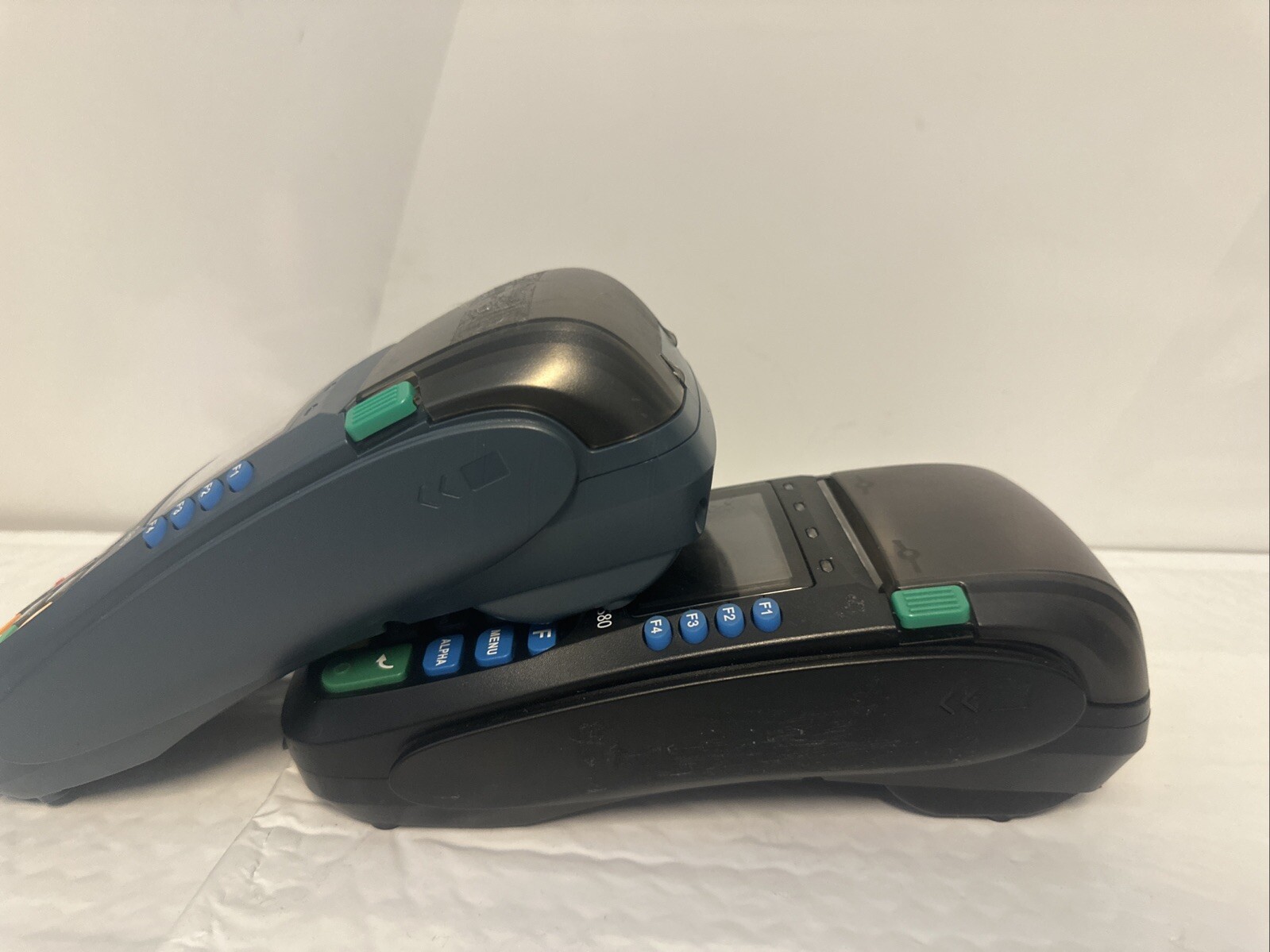 2 Pax POS S80 Credit Card Machine Terminal Chip Swipe Pin Pad – Untested No Cord