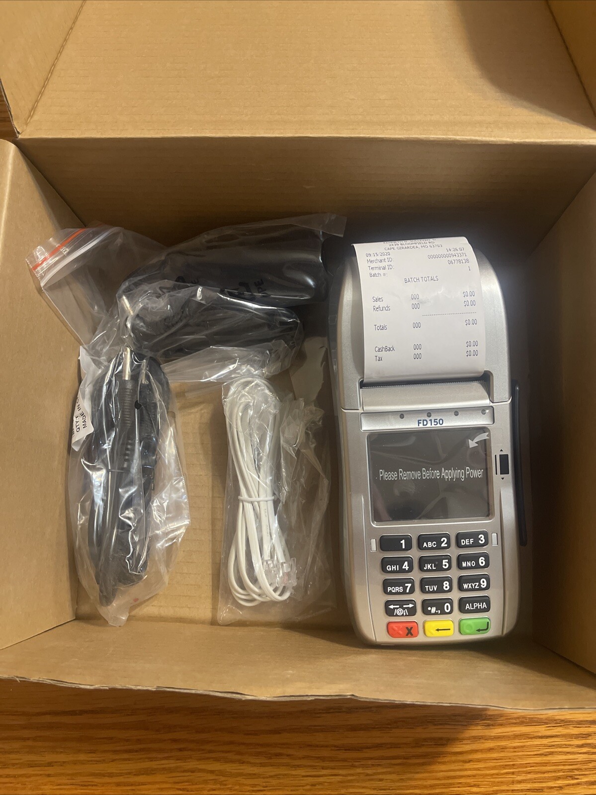 First Data FD150 Credit Card Machine! Slightly Used Condition With All Cords!