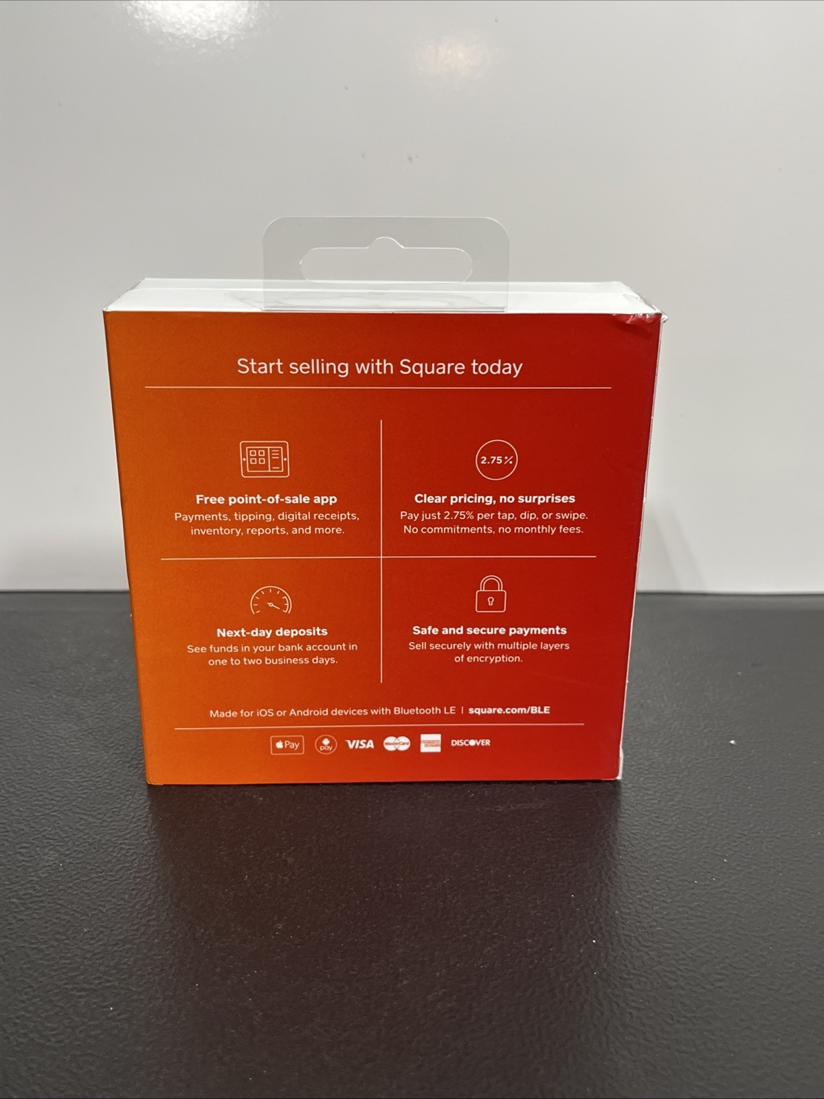 Square Credit Card Reader for Contactless Chip And Portable Mag Stripe Model S6