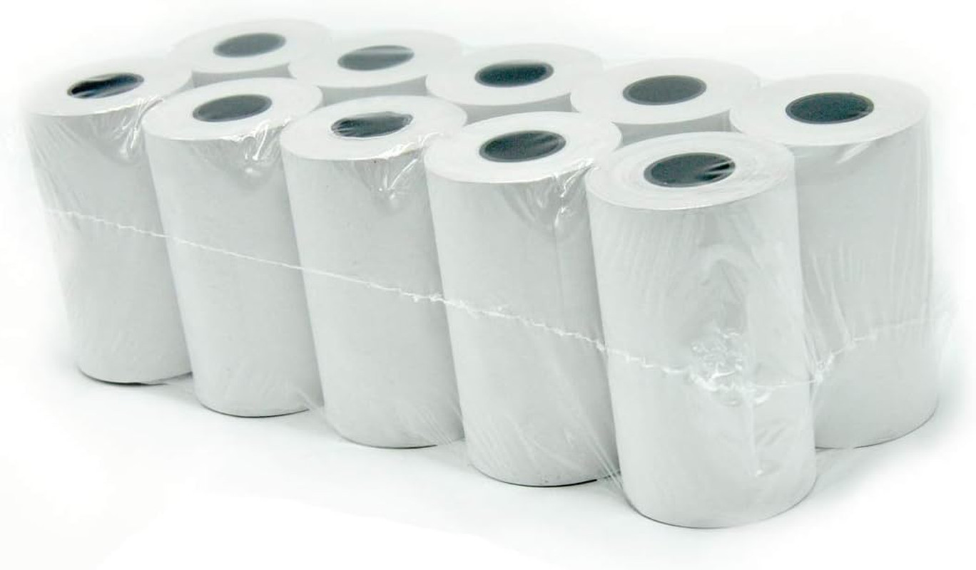 , 2 1/4″ X 50′ Thermal Paper, Verifone Vx520 Ingenico ICT220 ICT250 FD400 (10 Ro