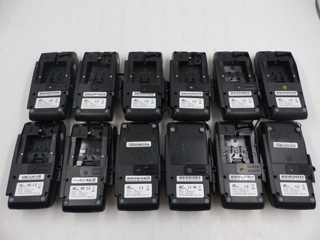 LOT OF 12 PAX S300 INTEGRATED PIN PAD S300-000-363-01NA