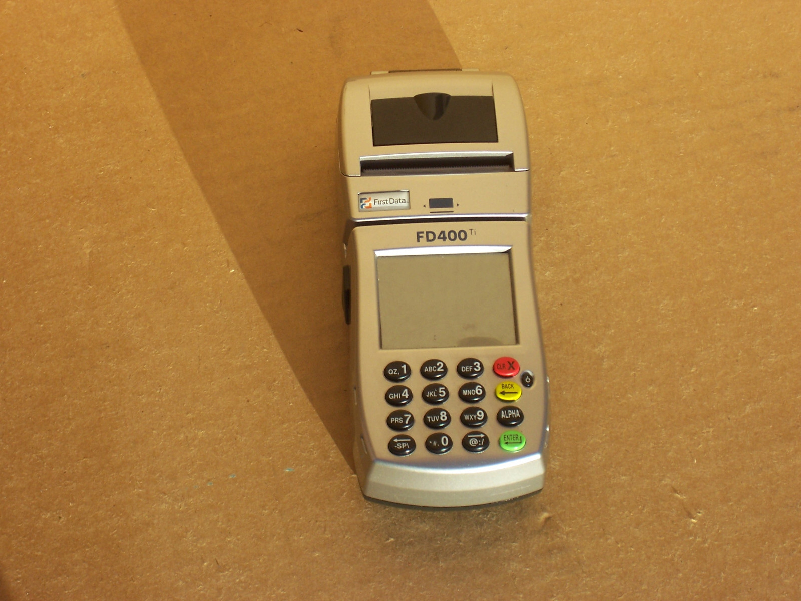 First Data FD400 Ti Credit Card Machine With Touch Screen SOLD AS IS