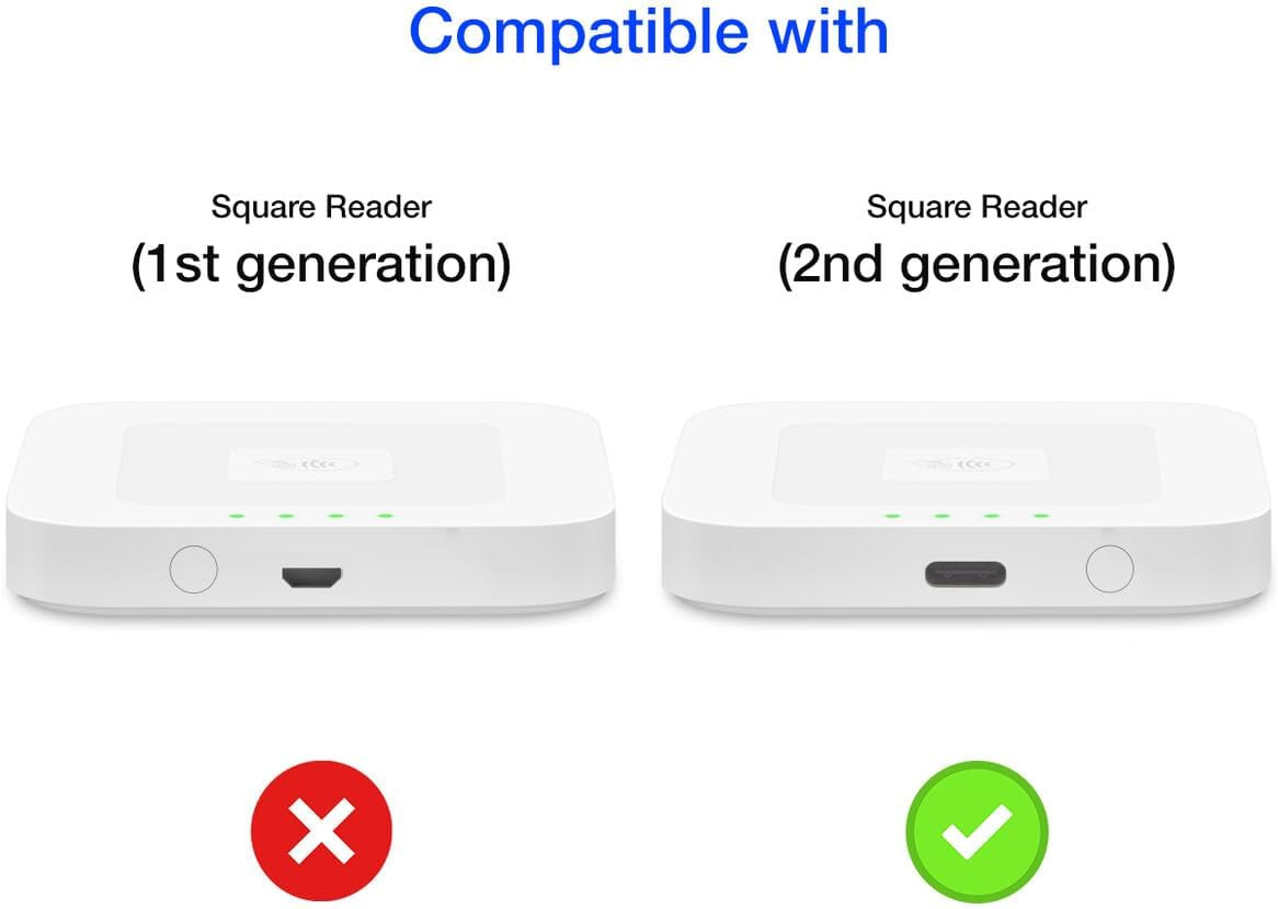 Magnetic Case Designed for Square Reader Contactless and Chip 2Nd Gen (Compatibl