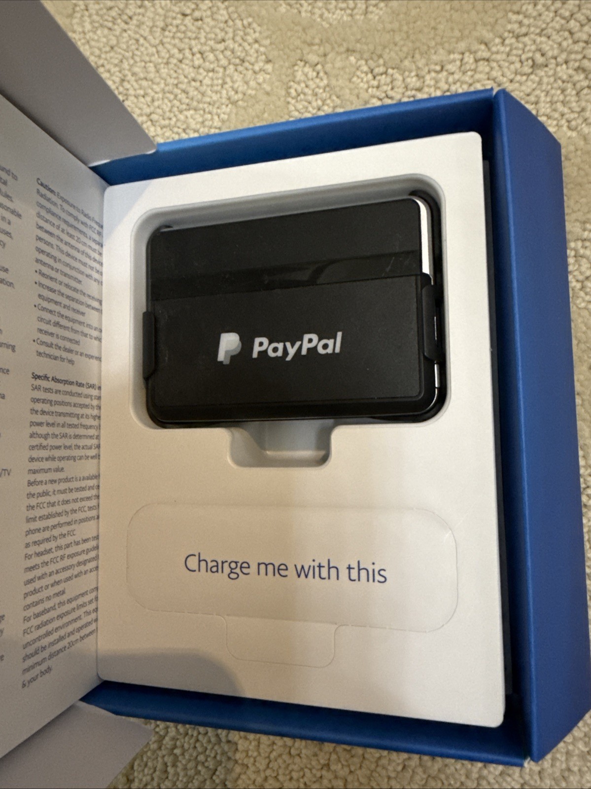 PayPal PCSUSDCRT Chip and Swipe Reader – Black