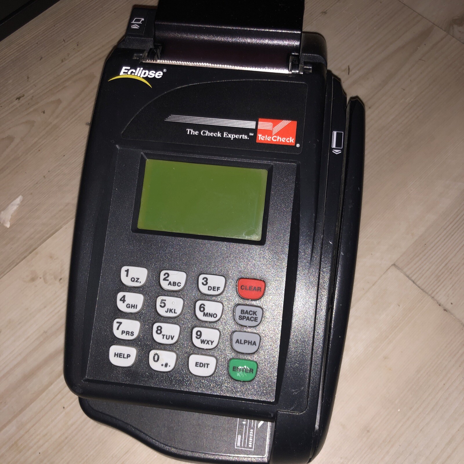 TeleCheck Eclipse Verifone Quartet Credit Card Processor P100-002-05