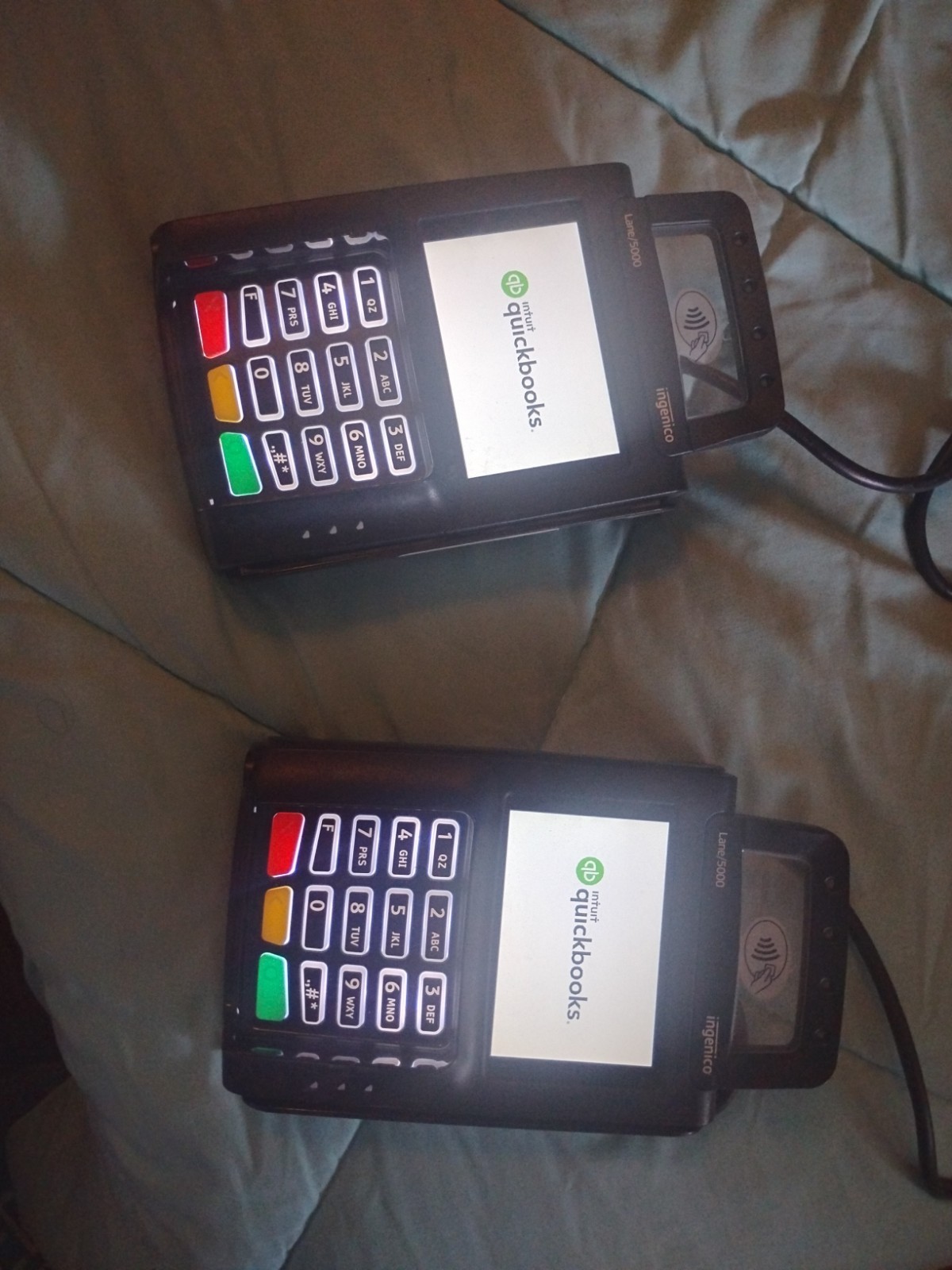 2x Ingenico Lane 5000 Credit Card Payment Terminals