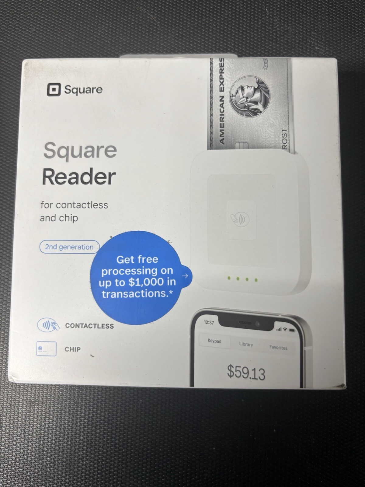 New Square Card Reader for Contactless and Chip 2nd Gen.