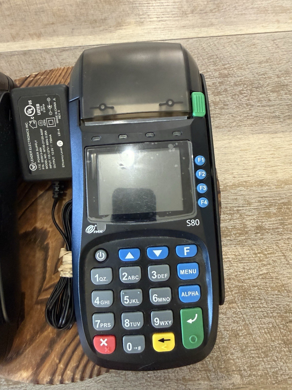 *UNLOCKED* ~ PAX S80 ~ EMV NFC ~ Credit Card Machine ~ Lot Of 2 W/ 1 Power Cord