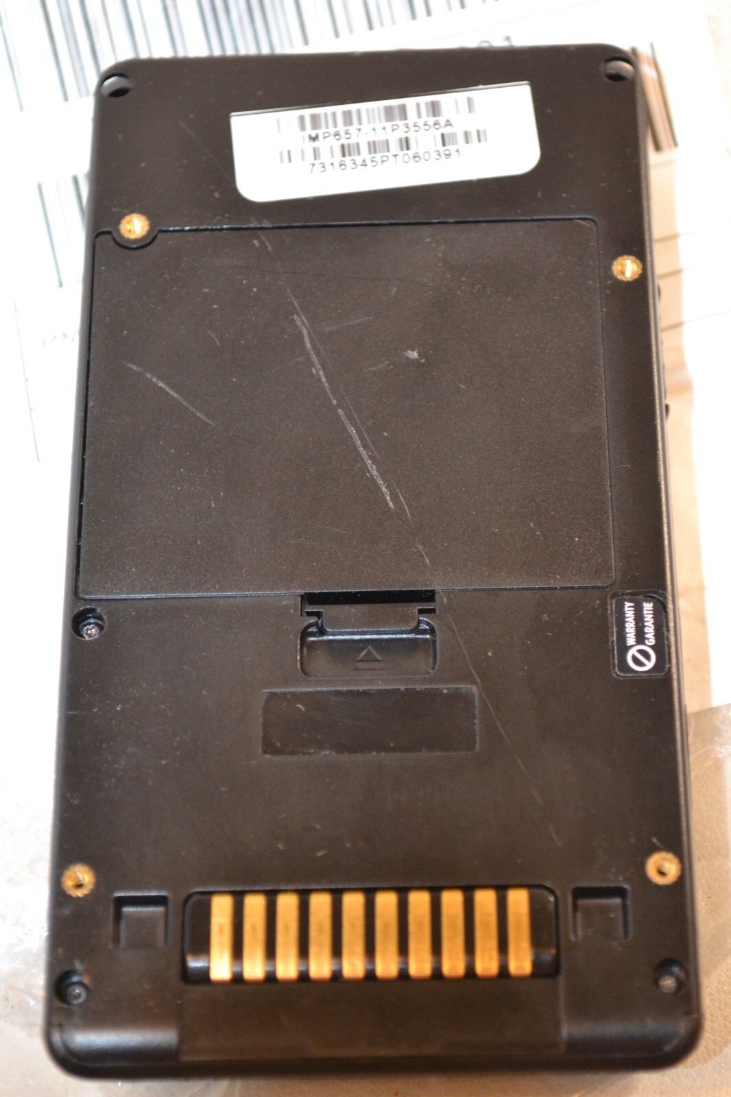 INGENICO ISMP IMP657-11P3556A PORTABLE POS TERMINAL