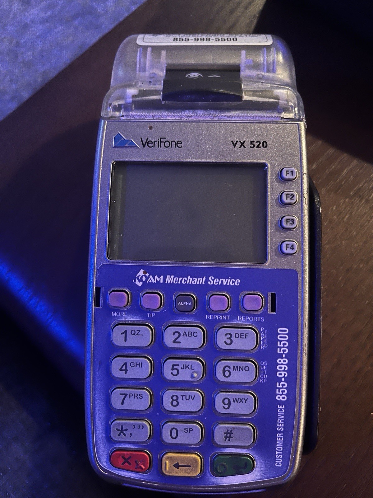Lot of 4 Credit Card Terminals – VeriFone VX520, First Data FD130 x2, Dejavoo Z8