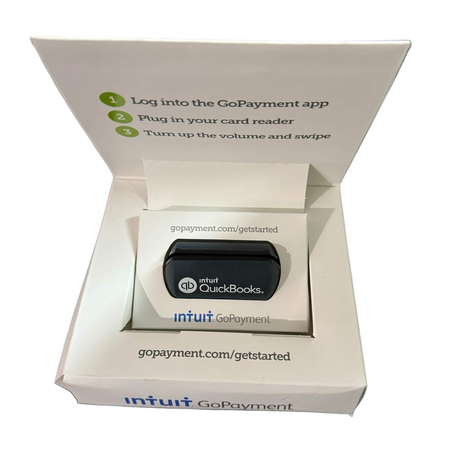 Quickbooks Intuit Gopayment Mobile Payment Credit Card Swiper Credit Reader