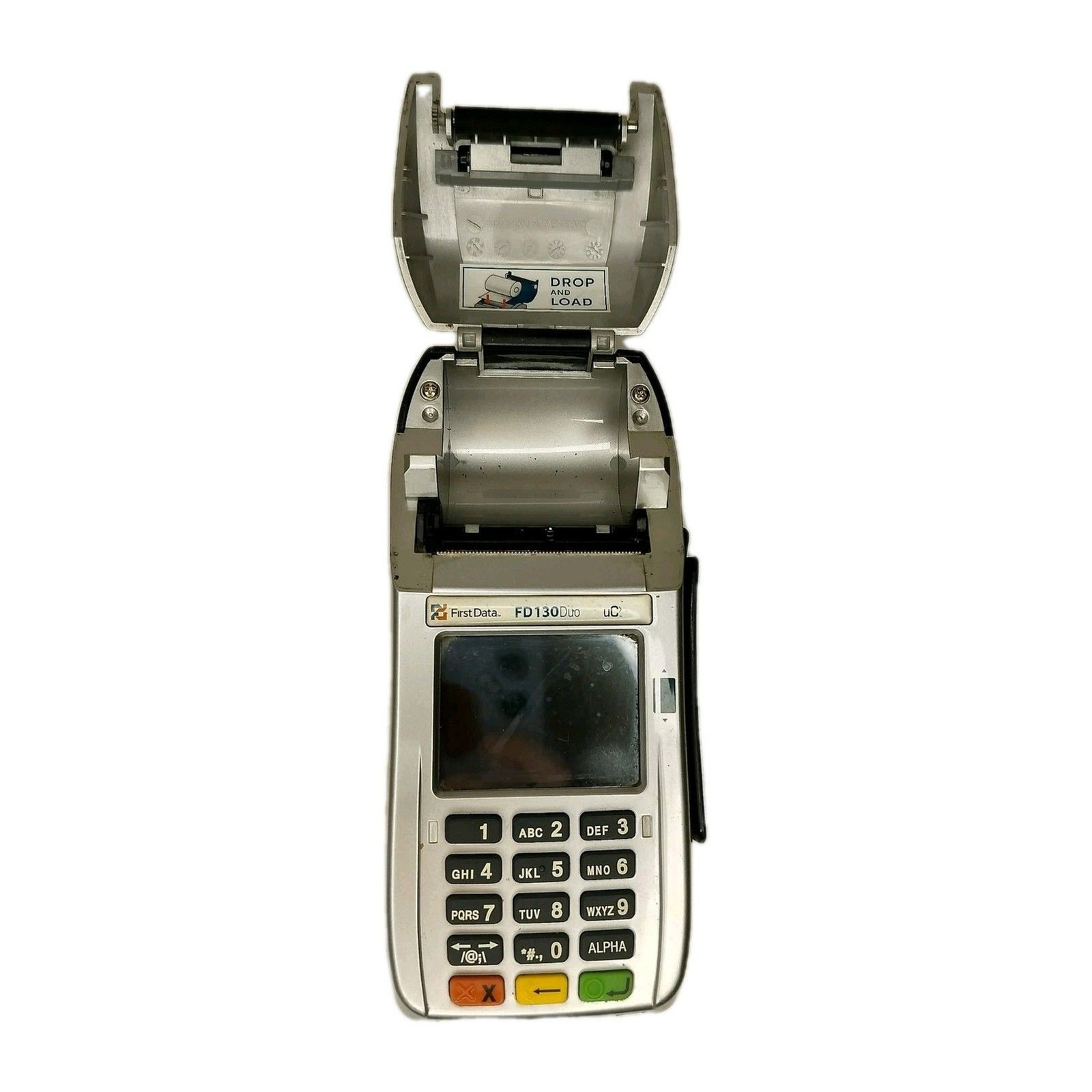 First Data FD130 Duo Credit Card Terminal EMV CTLS No Cables Untested POS Reader