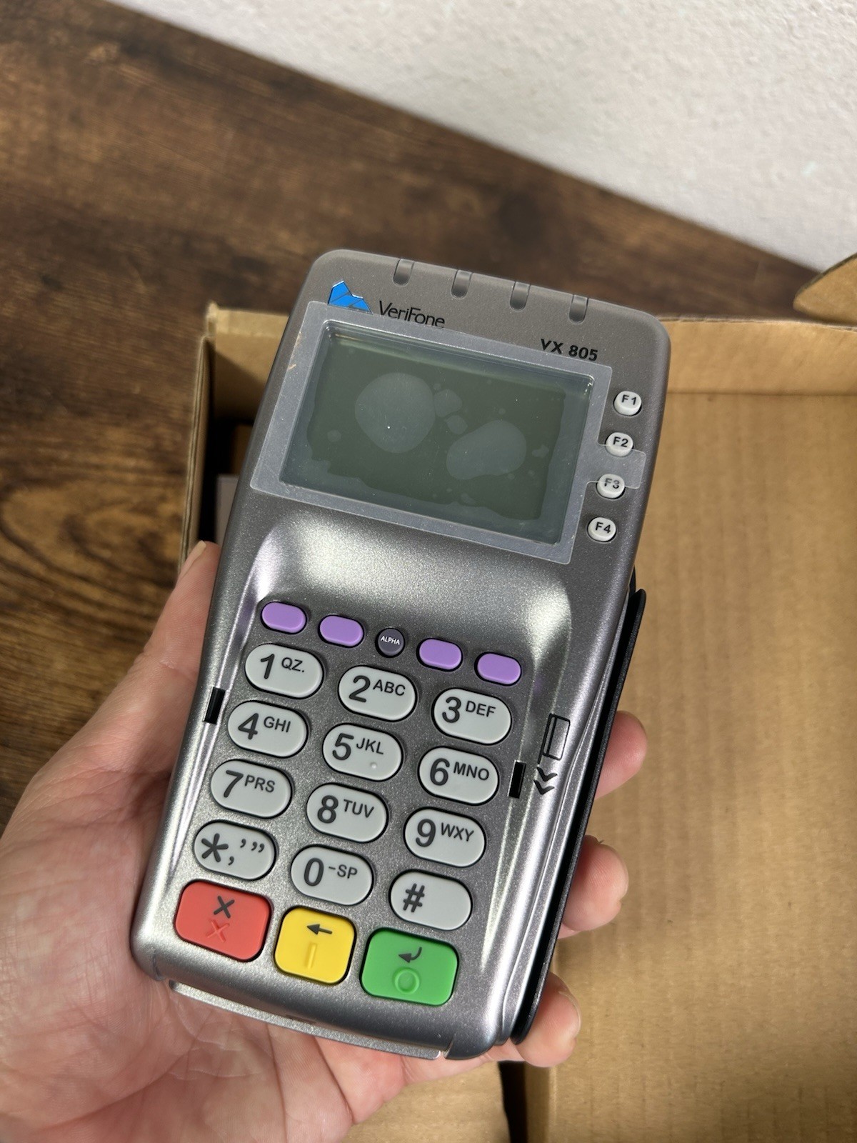 VeriFone VX805 CTLS Pin Pad Tamper Chip/Card Reader –