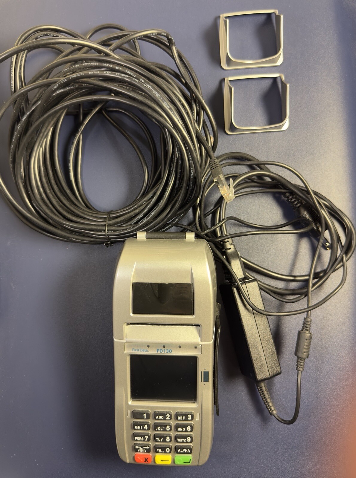First Data FD130 Credit Card Terminal With POWER SUPPLYS