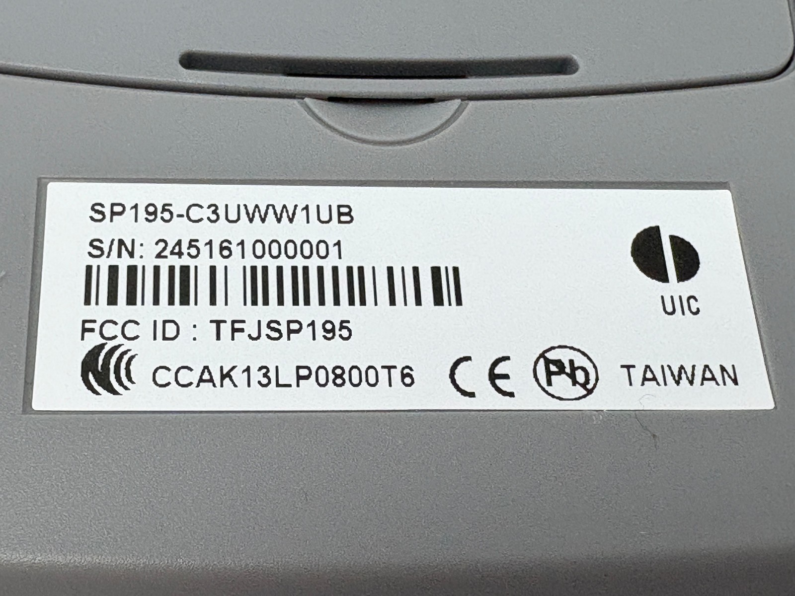 Pre Owned | UIC SP195 USB Smart Card Reader POS Payment Terminal Device – White