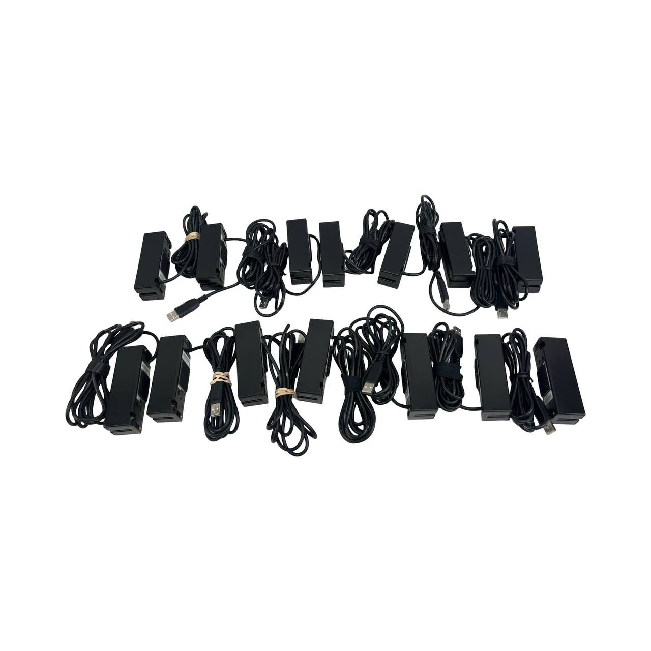 Lot of 14 – USB Magnetic Strip Reader – Black No Original Packing