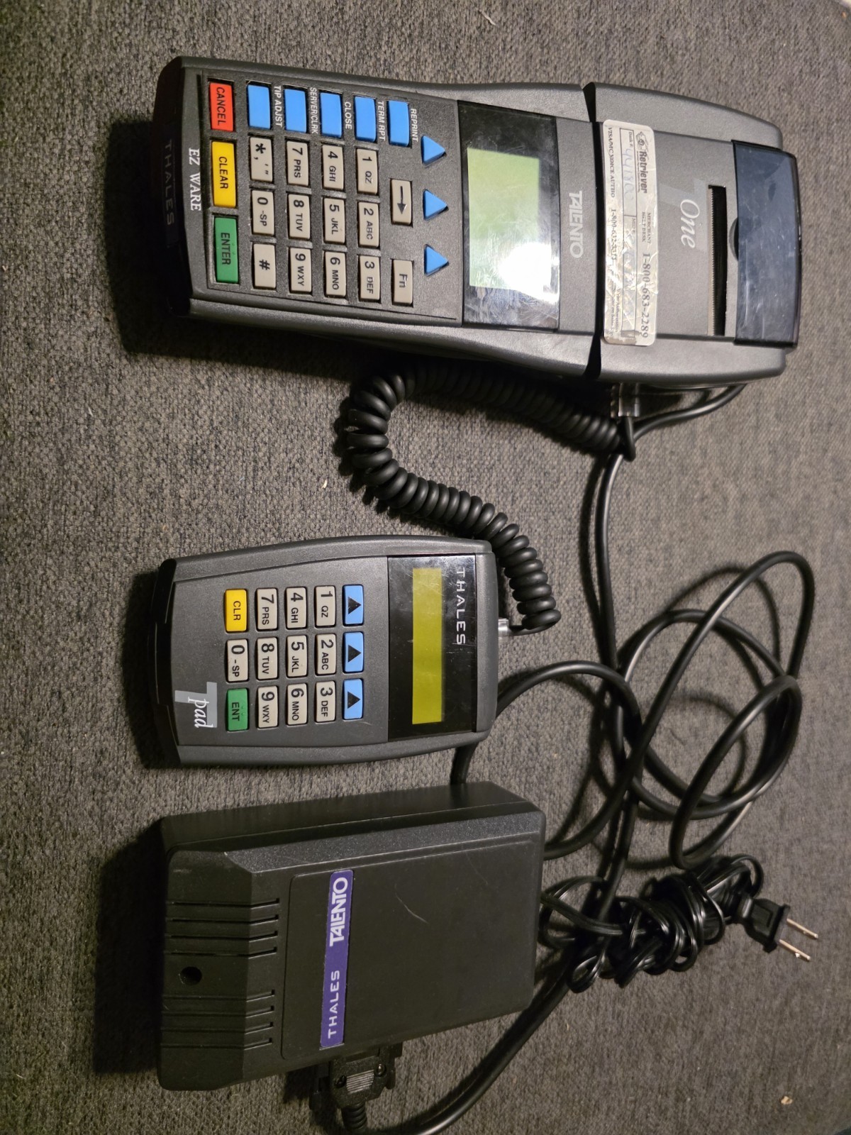 Thales Talento T-One Wired POS Credit Card Terminal