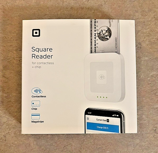 Square Card Reader – POS – Contactless & Chip Reader – 2nd Generation – White