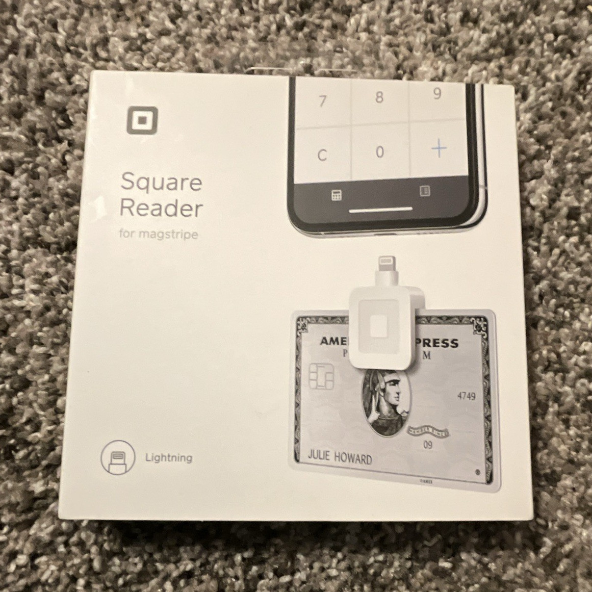 Square Reader for Magstripe Lightning Credit Card Reader for iPhone